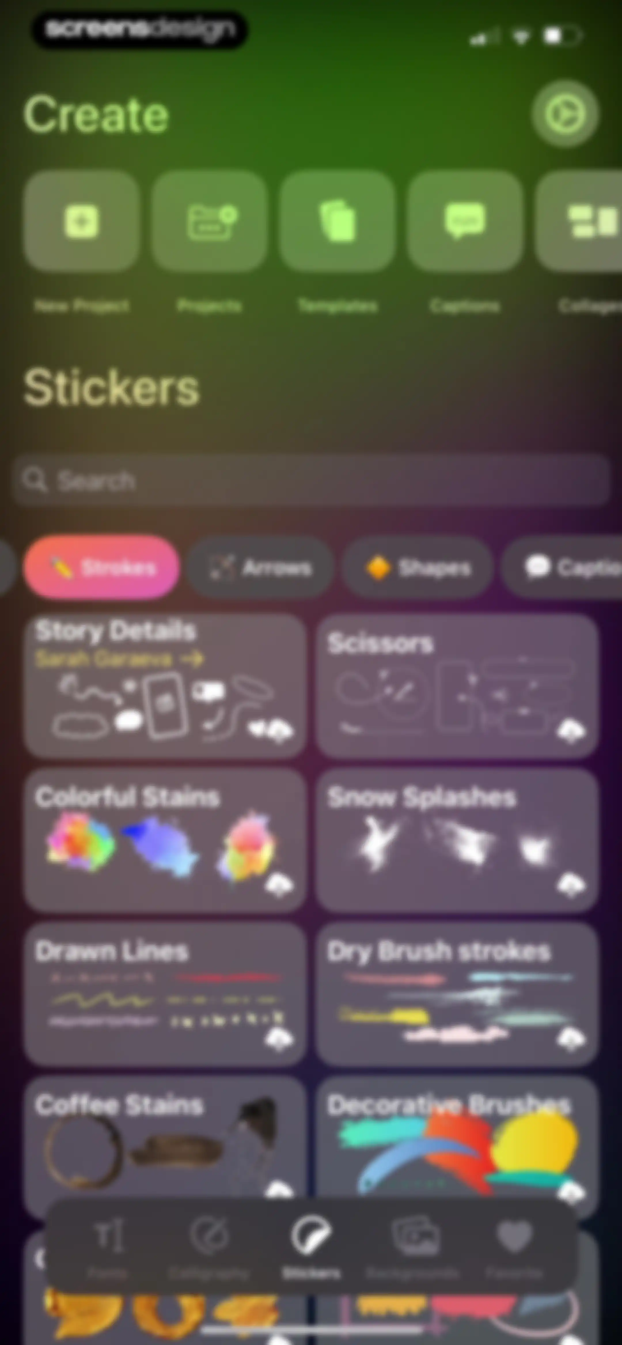 Leto: Font for Instagram Story screen 110