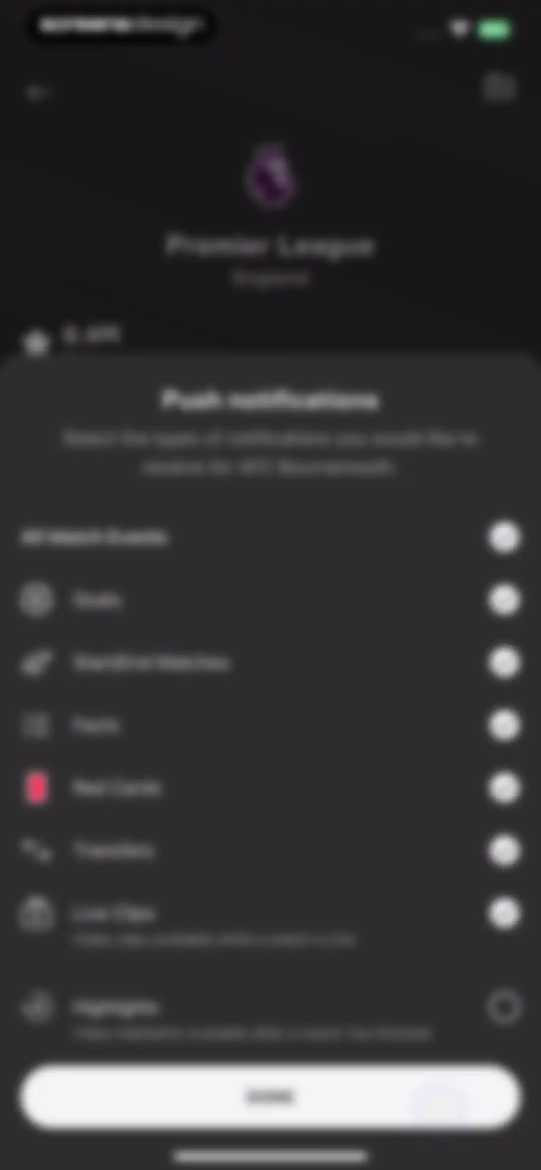 OneFootball Live Soccer scores screen 39