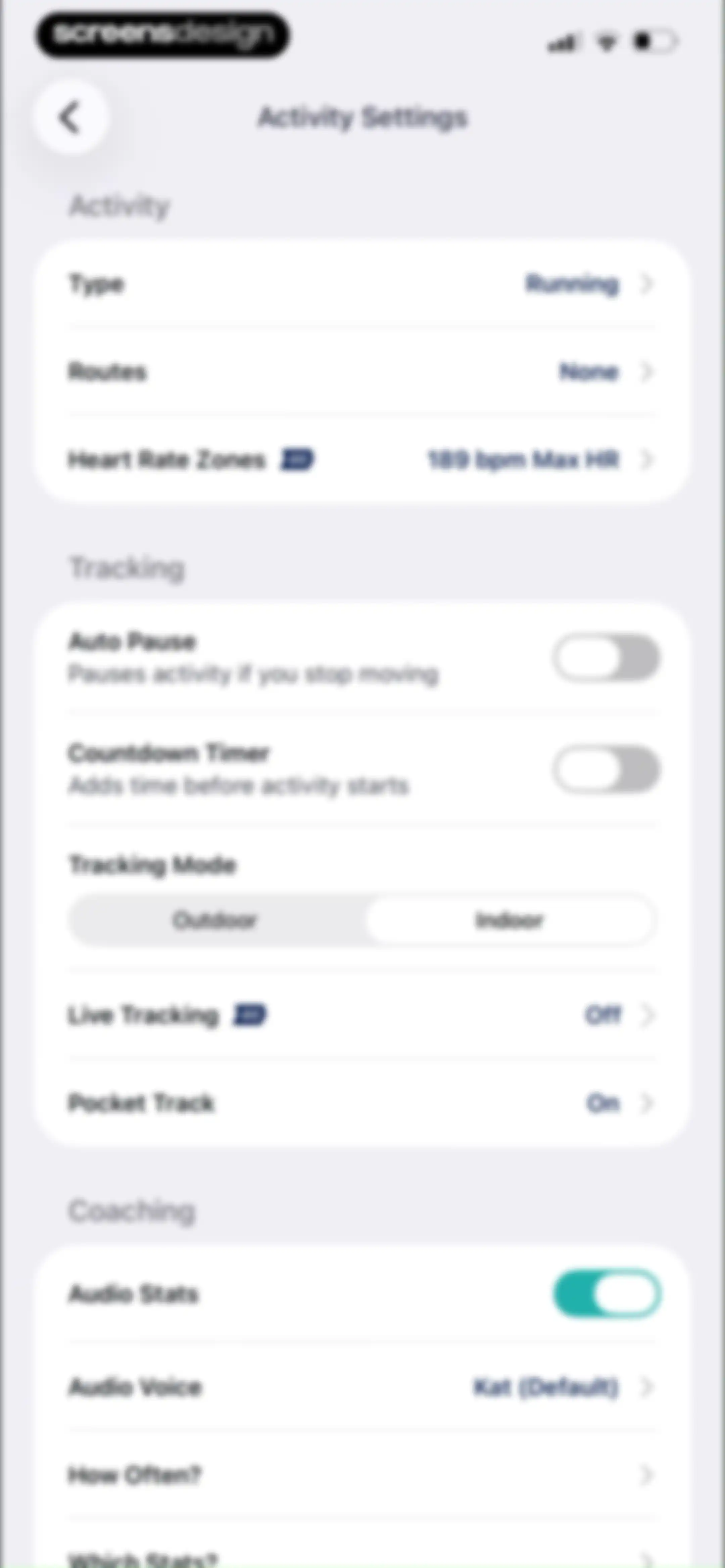 ASICS Runkeeper—Run Tracker screen 233