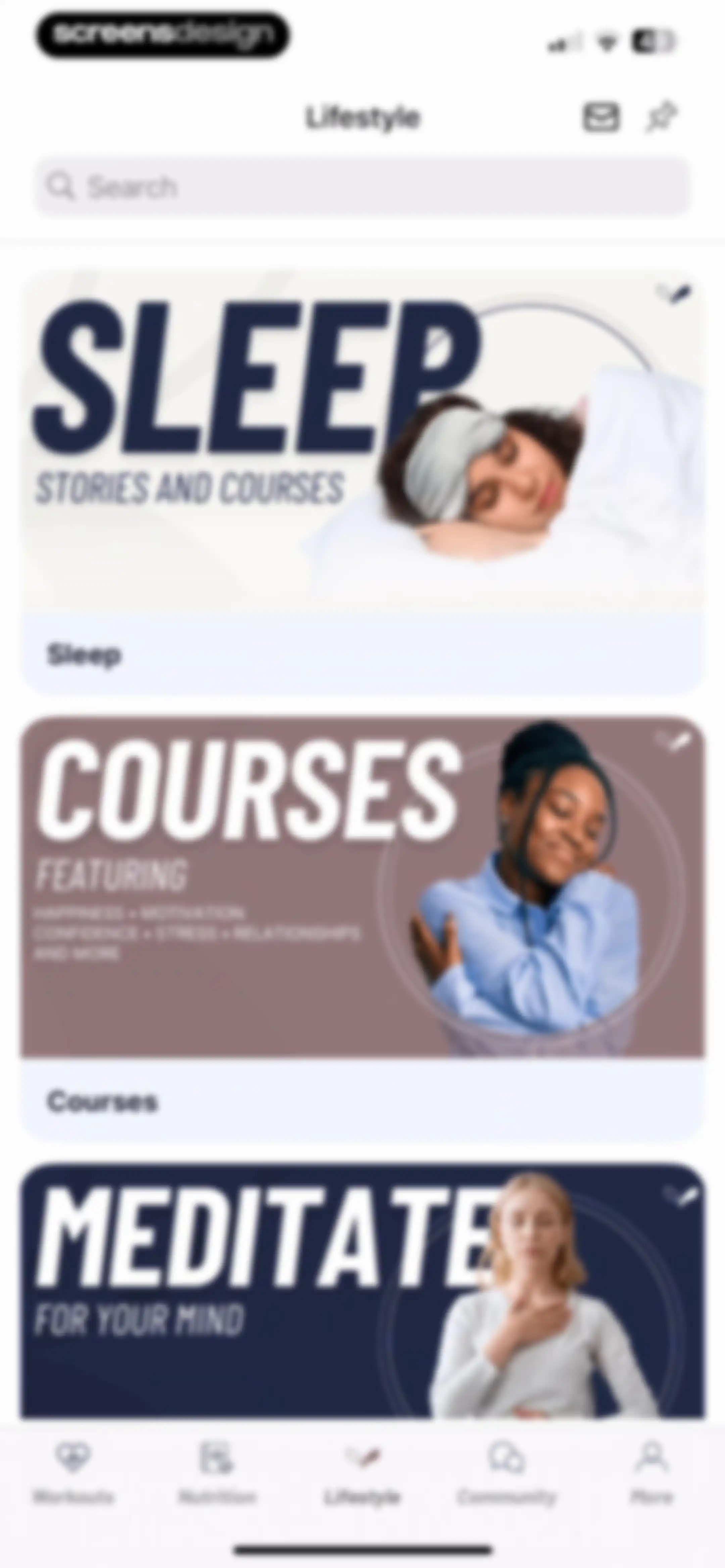 Results Wellness Lifestyle screen 113