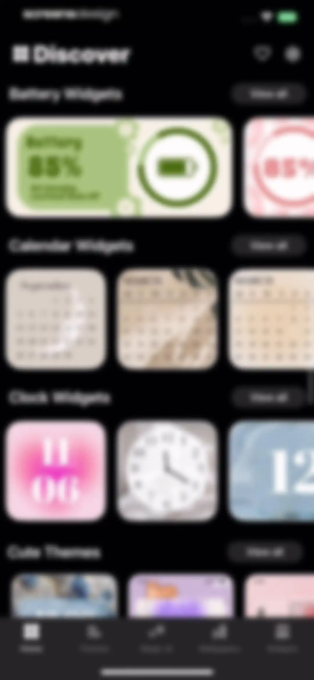 Aesthetic: App icons & Widgets screen 54