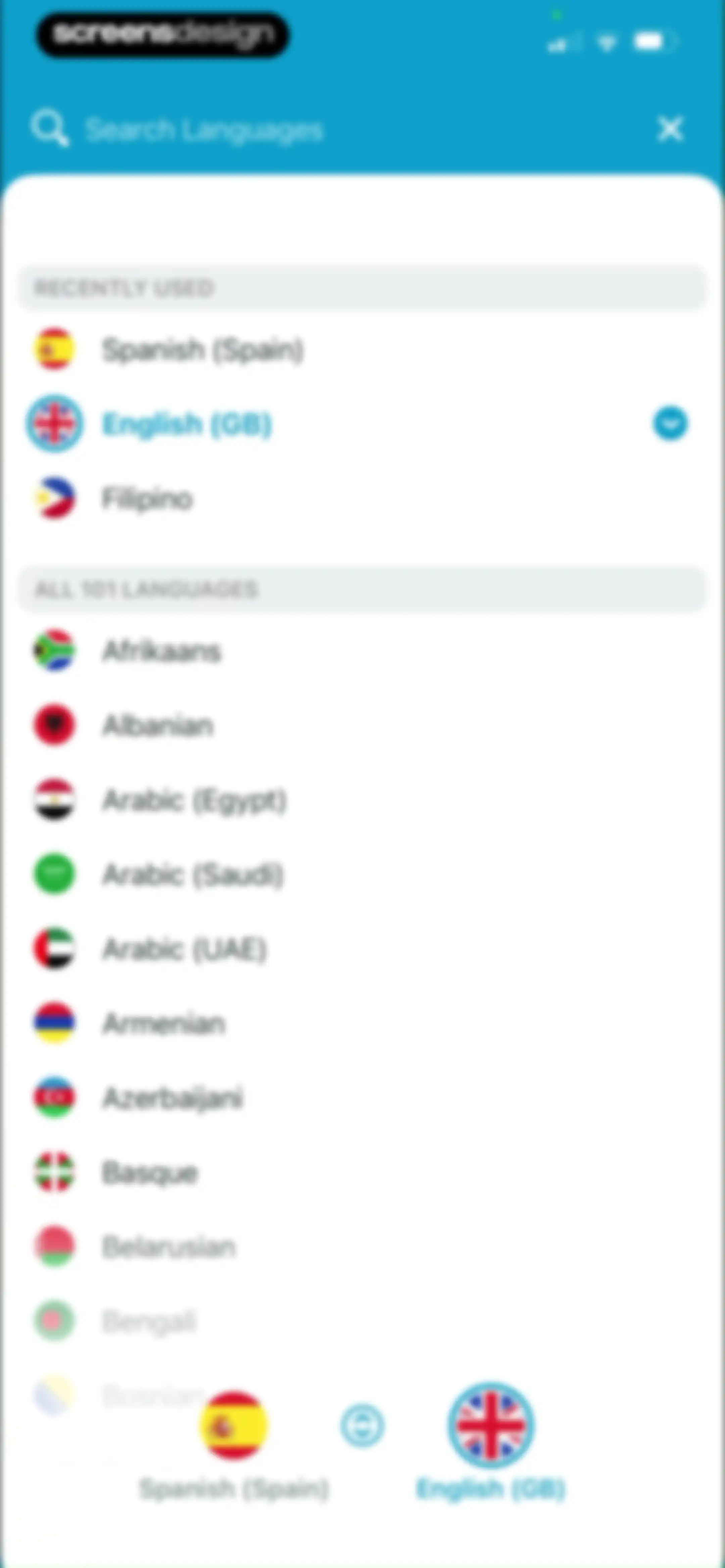 Speak & Translate - Translator screen 38