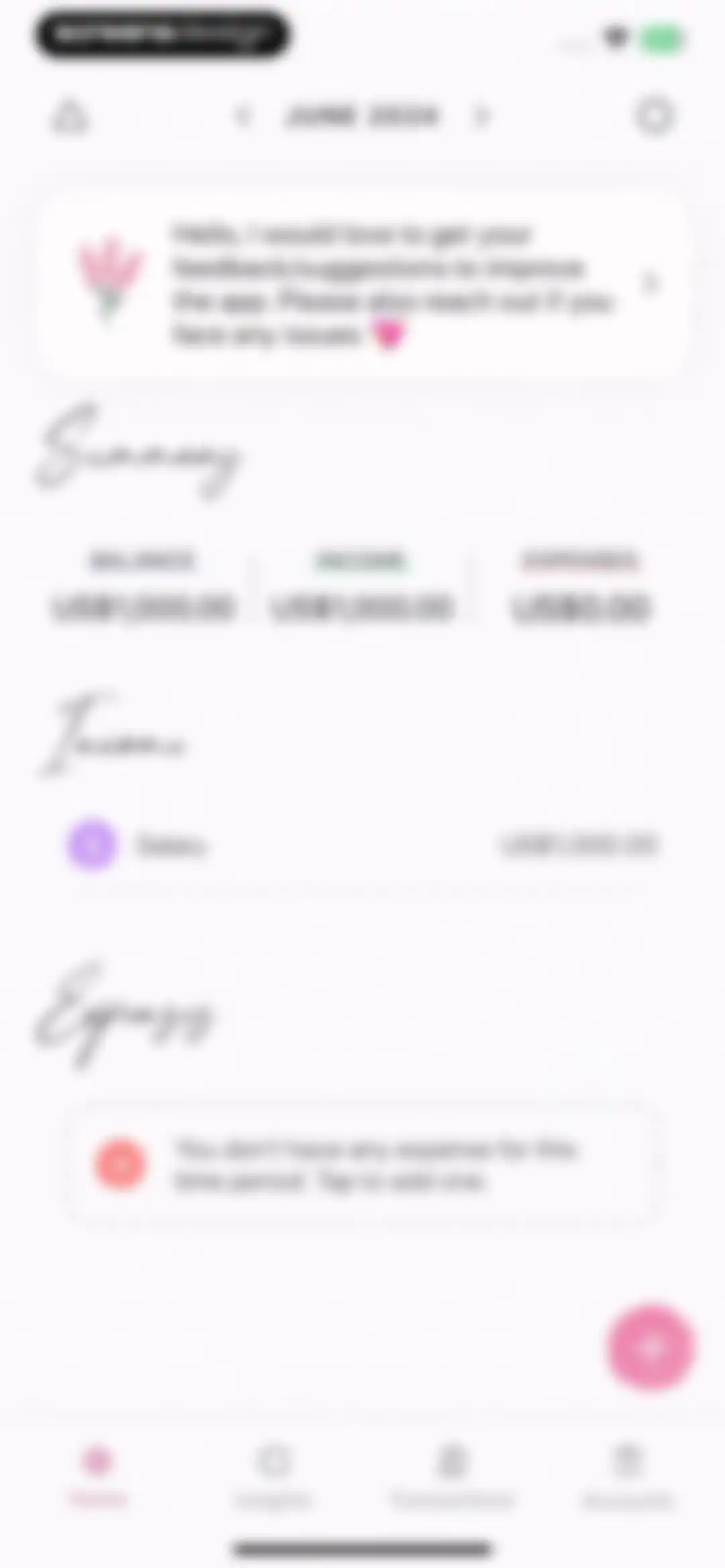 Budget Planner App - Fleur screen 9