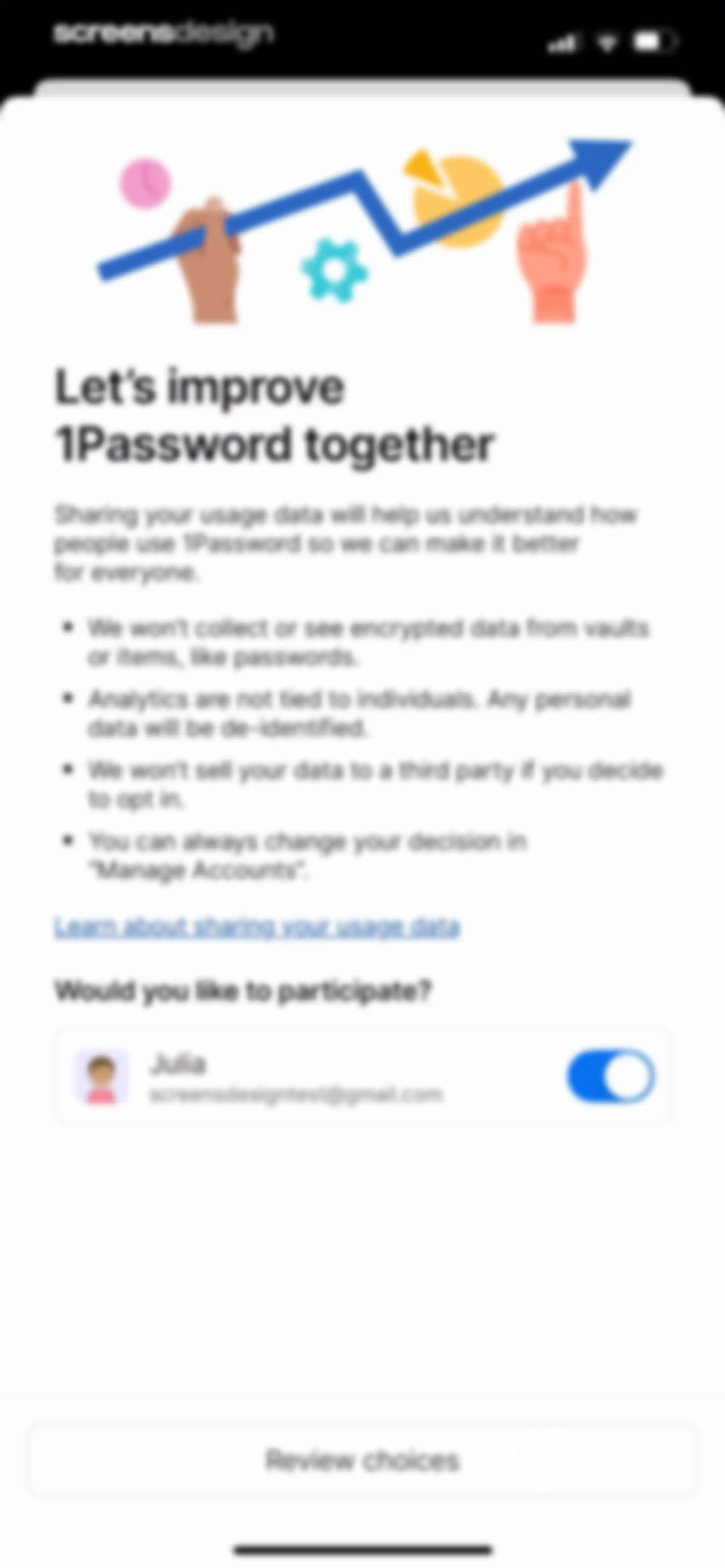 1Password: Password Manager screen 29