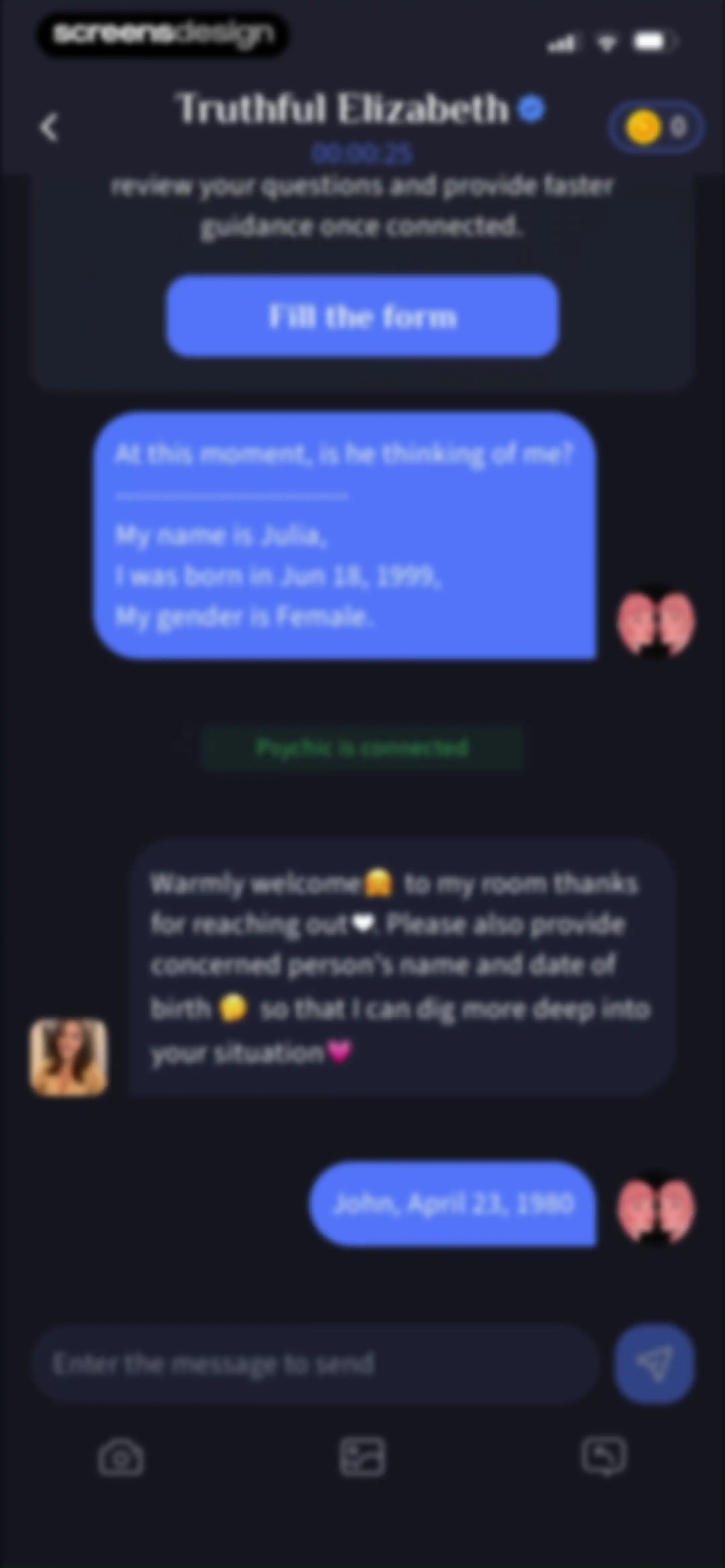 HealTalk - Text Reading screen 67