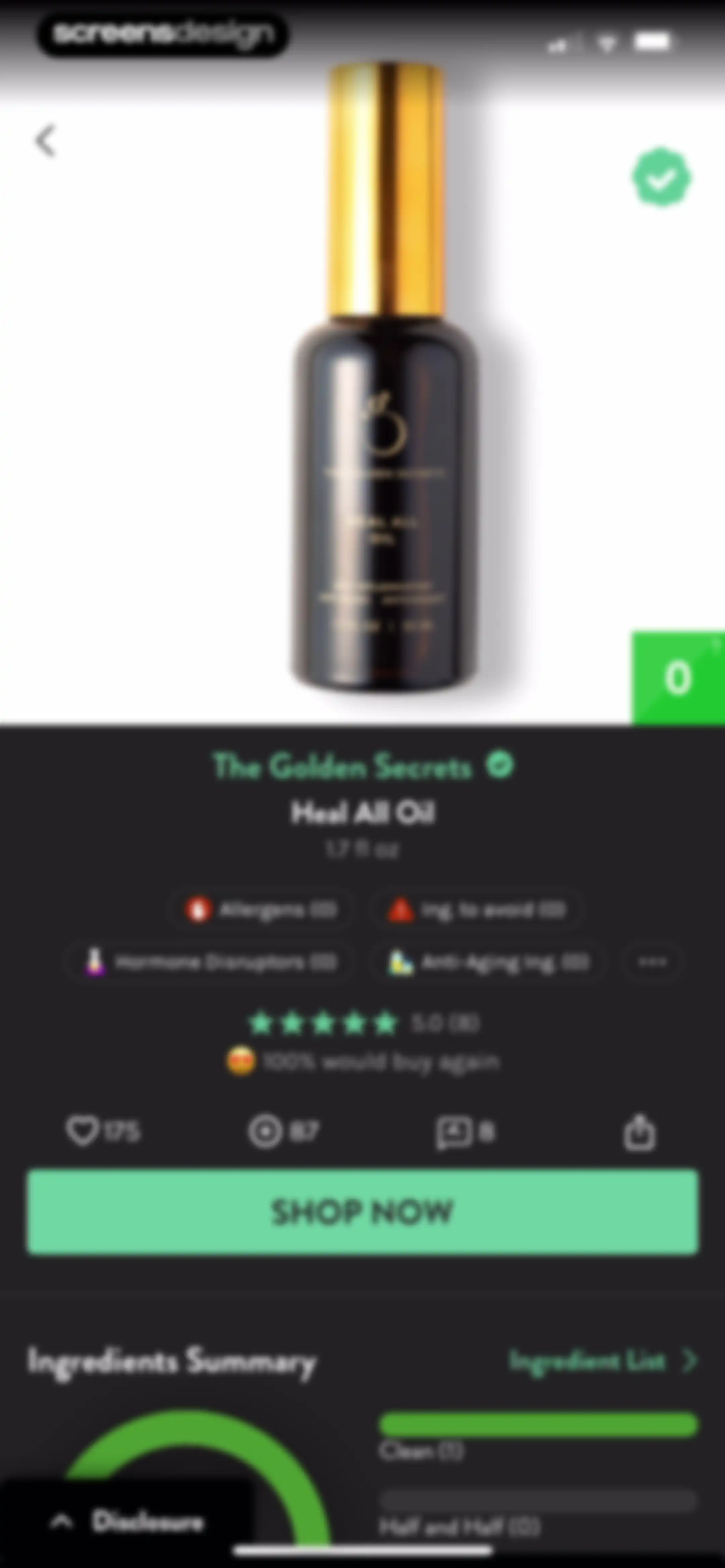Think Dirty – Shop Clean screen 90