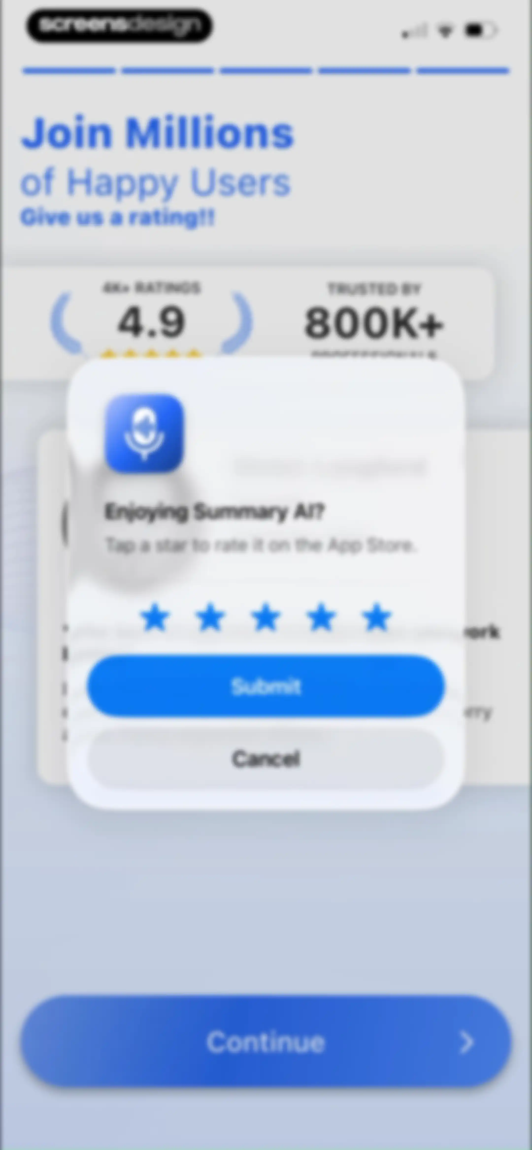 Summary - AI Note Taker screen 20
