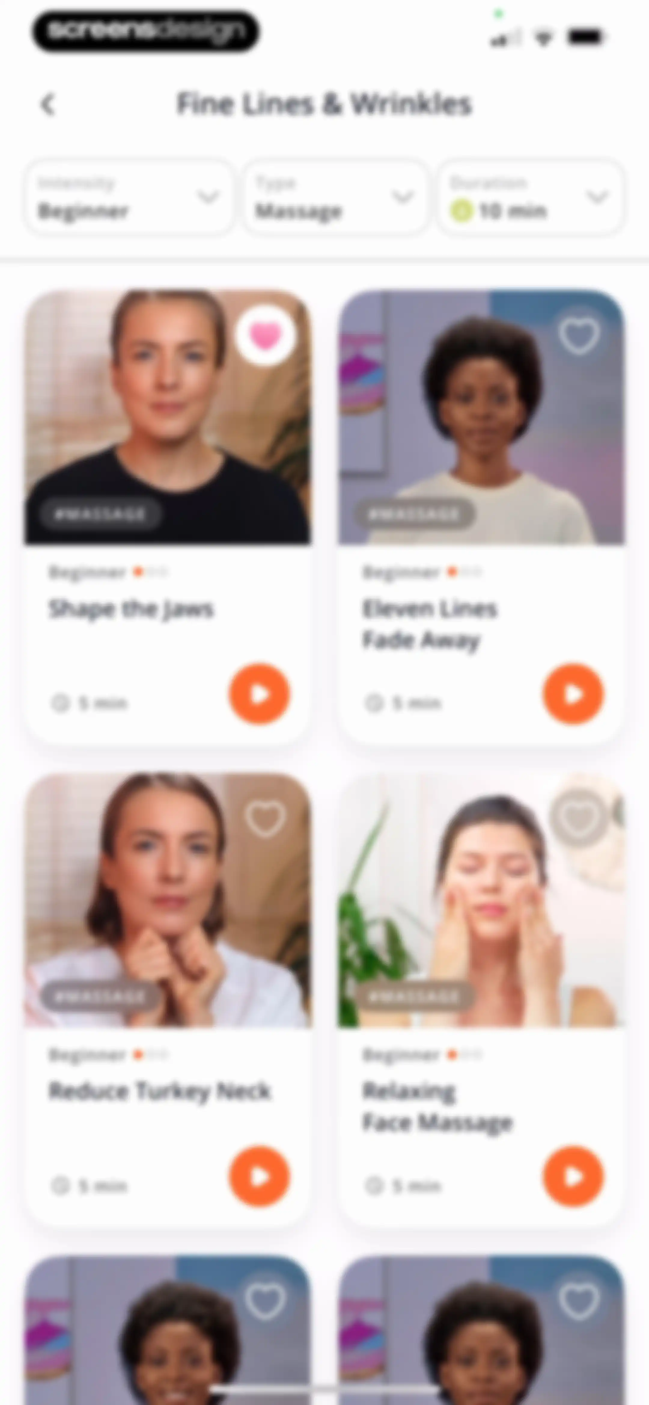 Luvly: Face Yoga Exercises screen 134