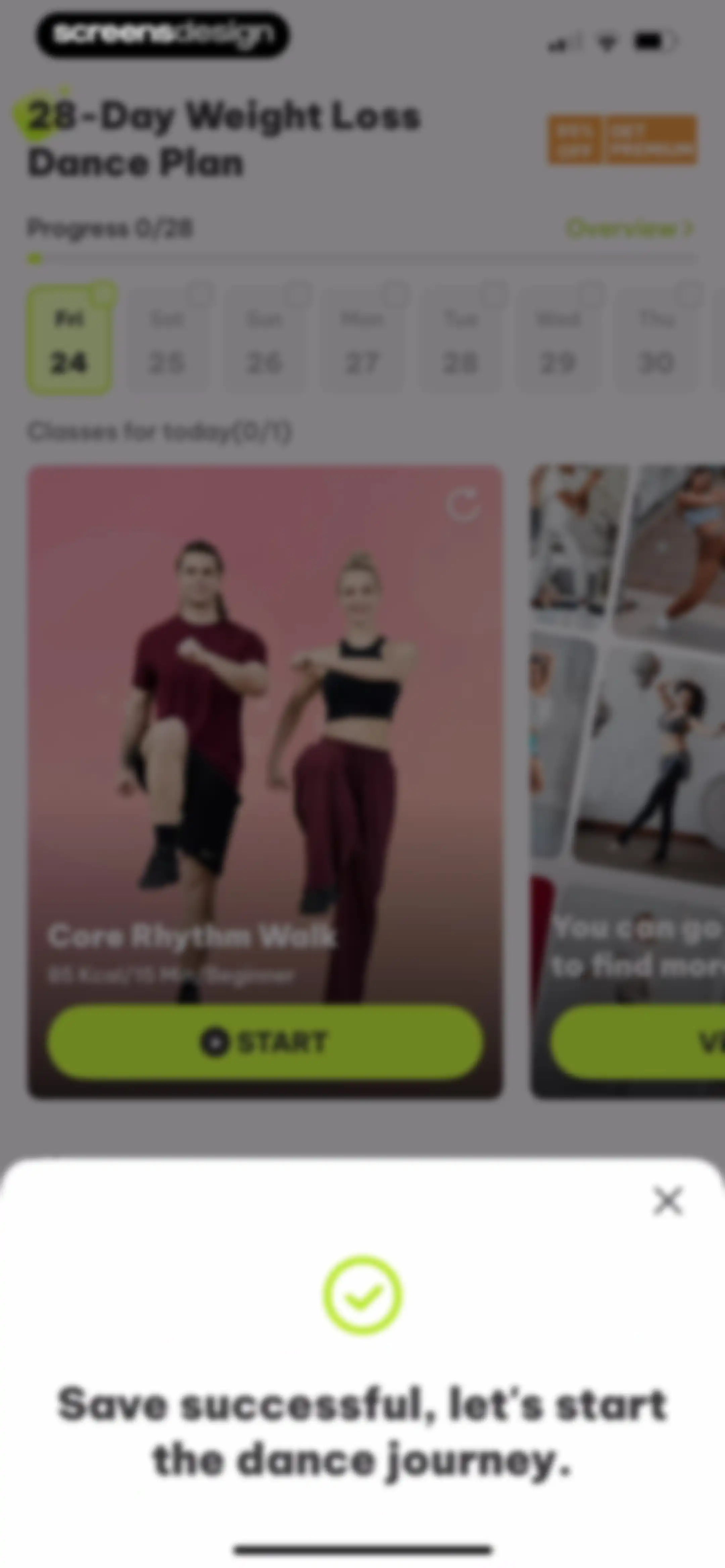 Dancefitme: Fun weight loss screen 45