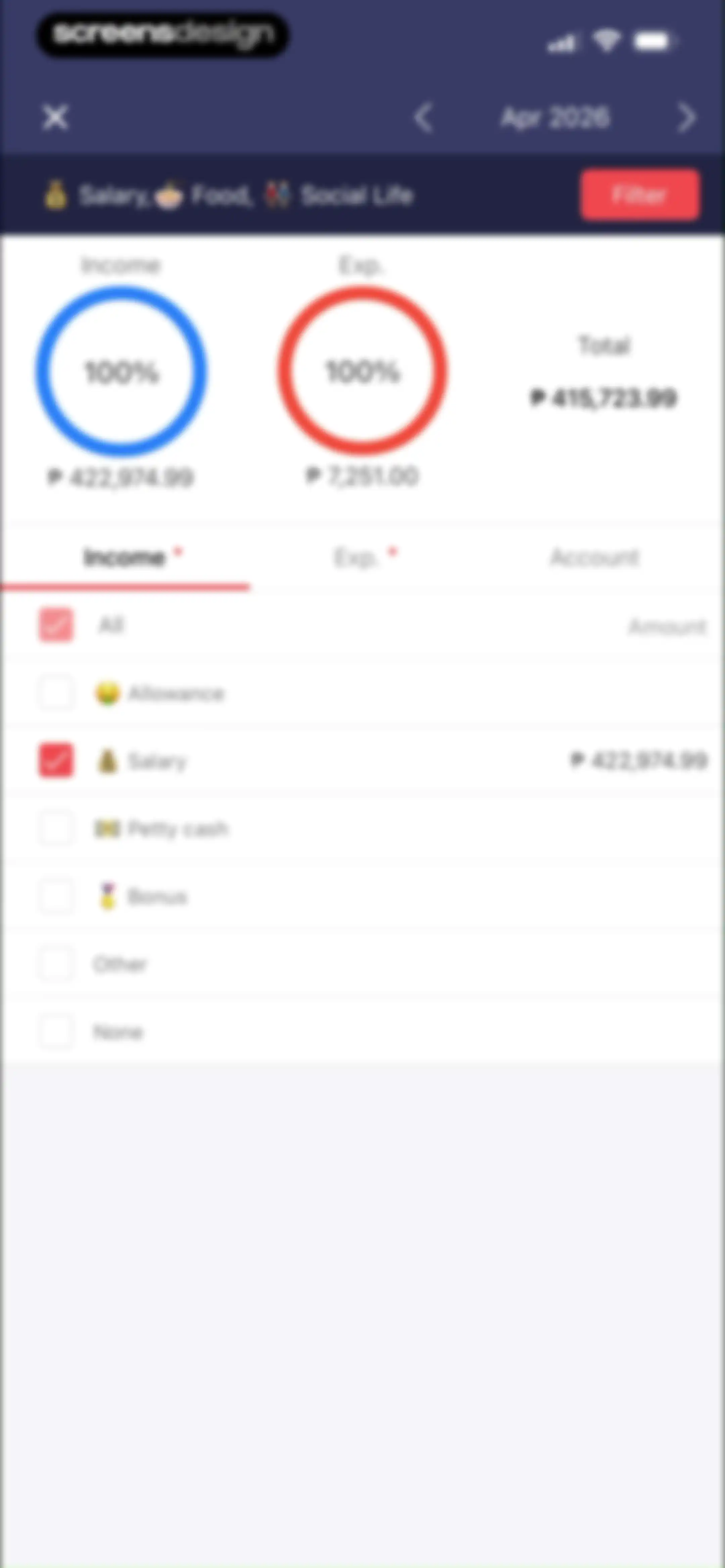 Money Manager Expense & Budget screen 38