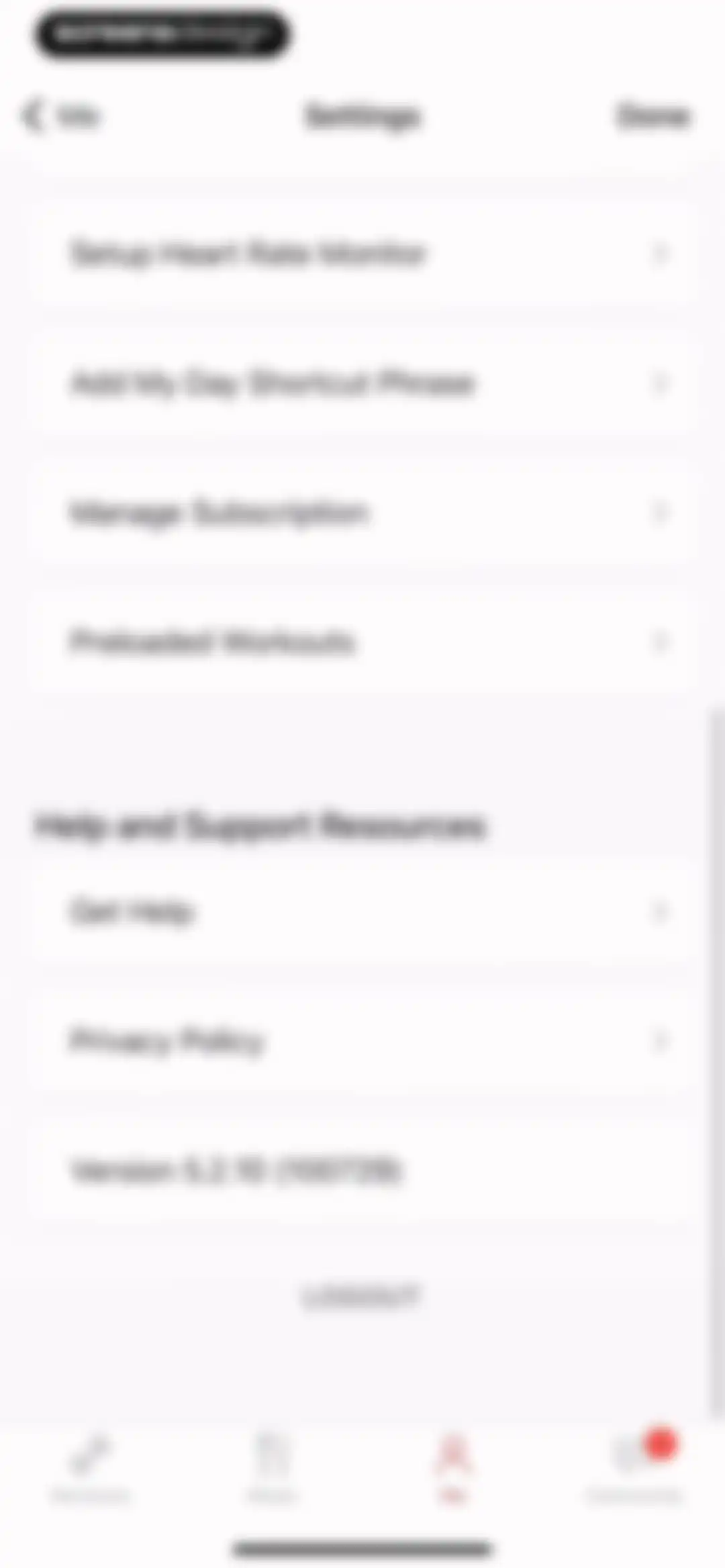 Jillian Michaels | Fitness App screen 109