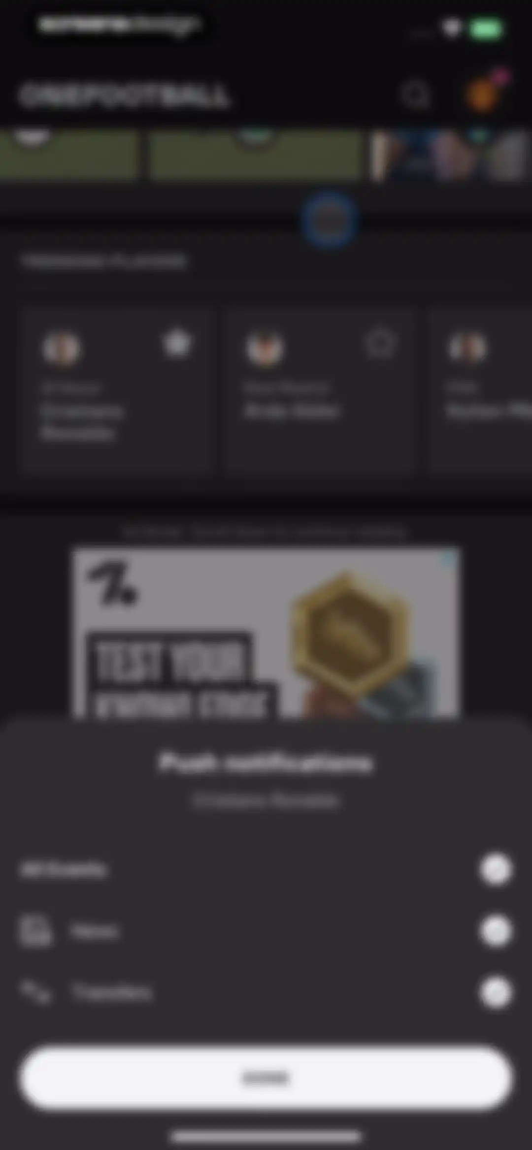 OneFootball Live Soccer scores screen 23
