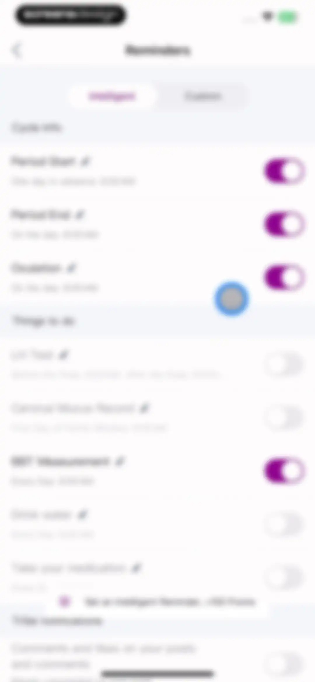Femometer Fertility Tracker screen 38