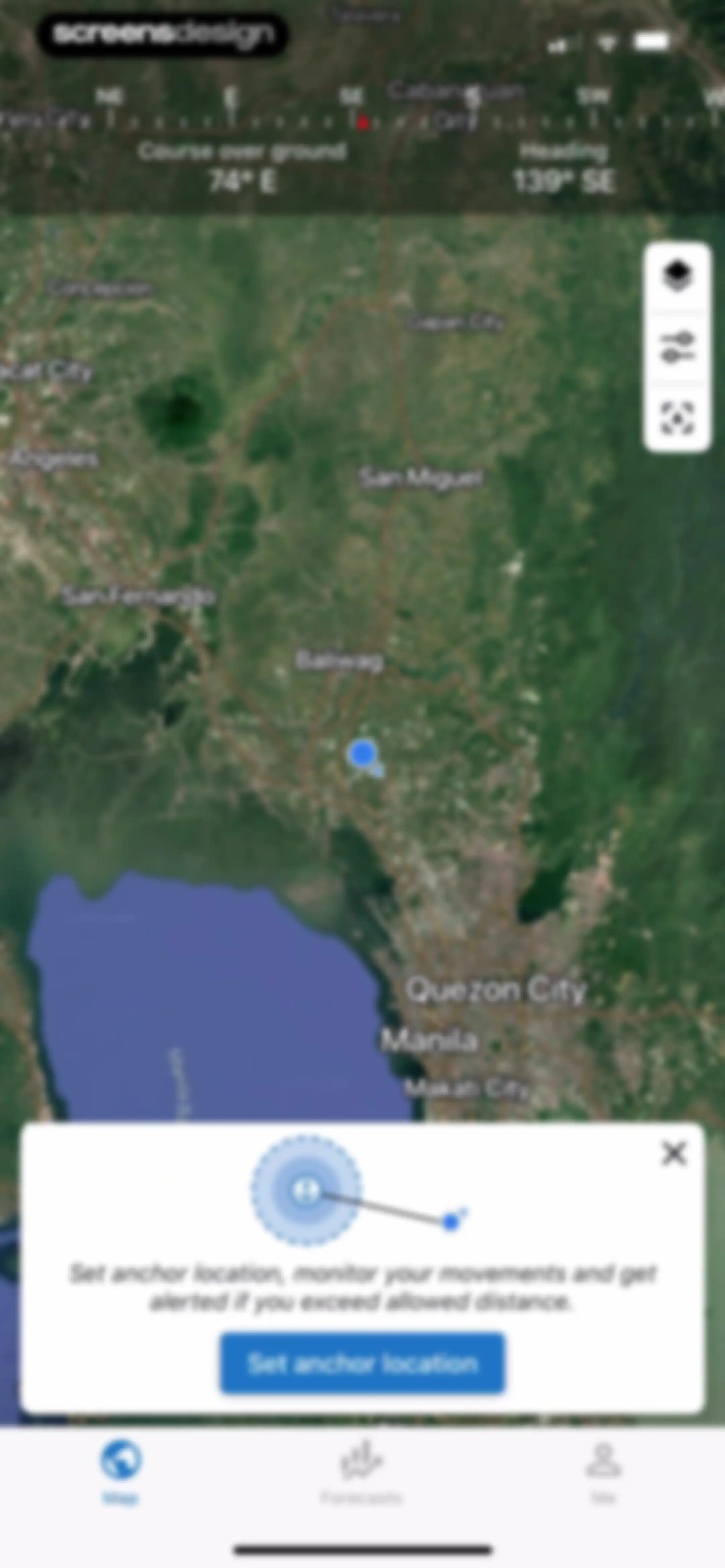 Fishing Points: Map & Forecast screen 40