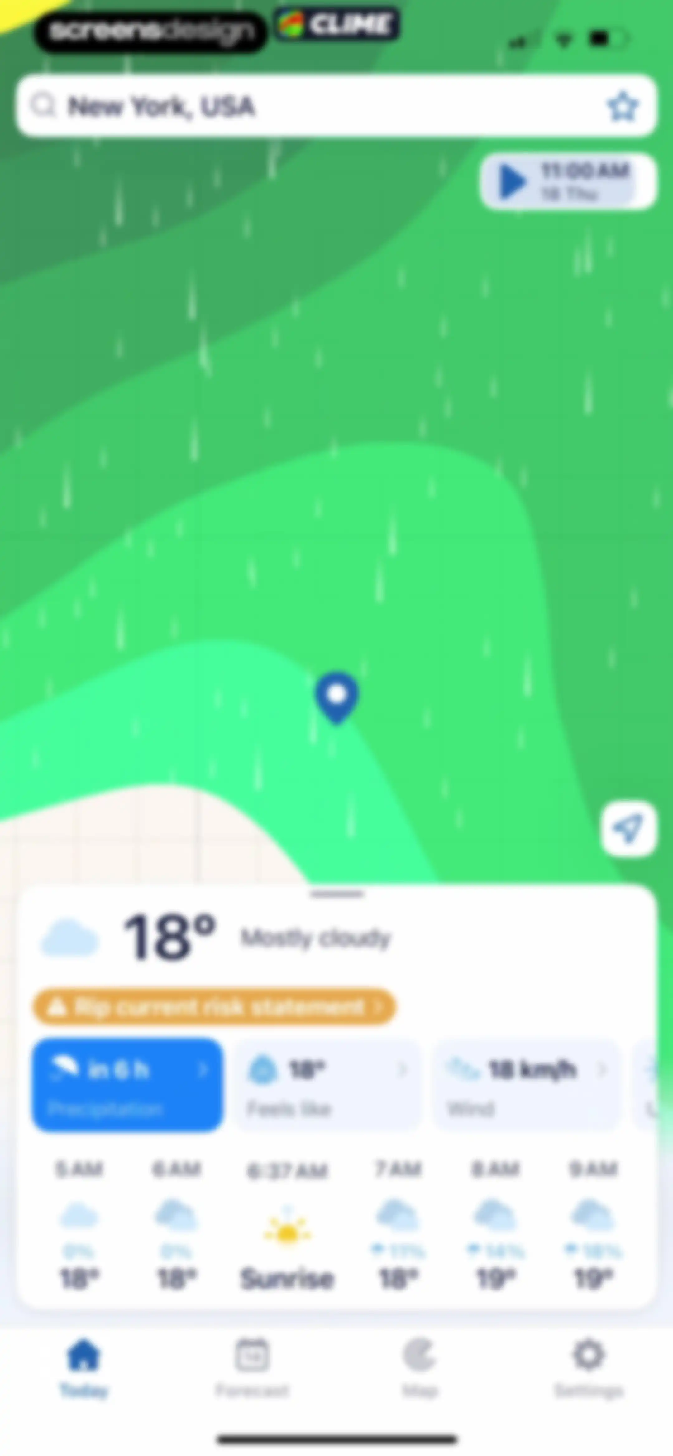 Clime: NOAA Weather Radar Live screen 31