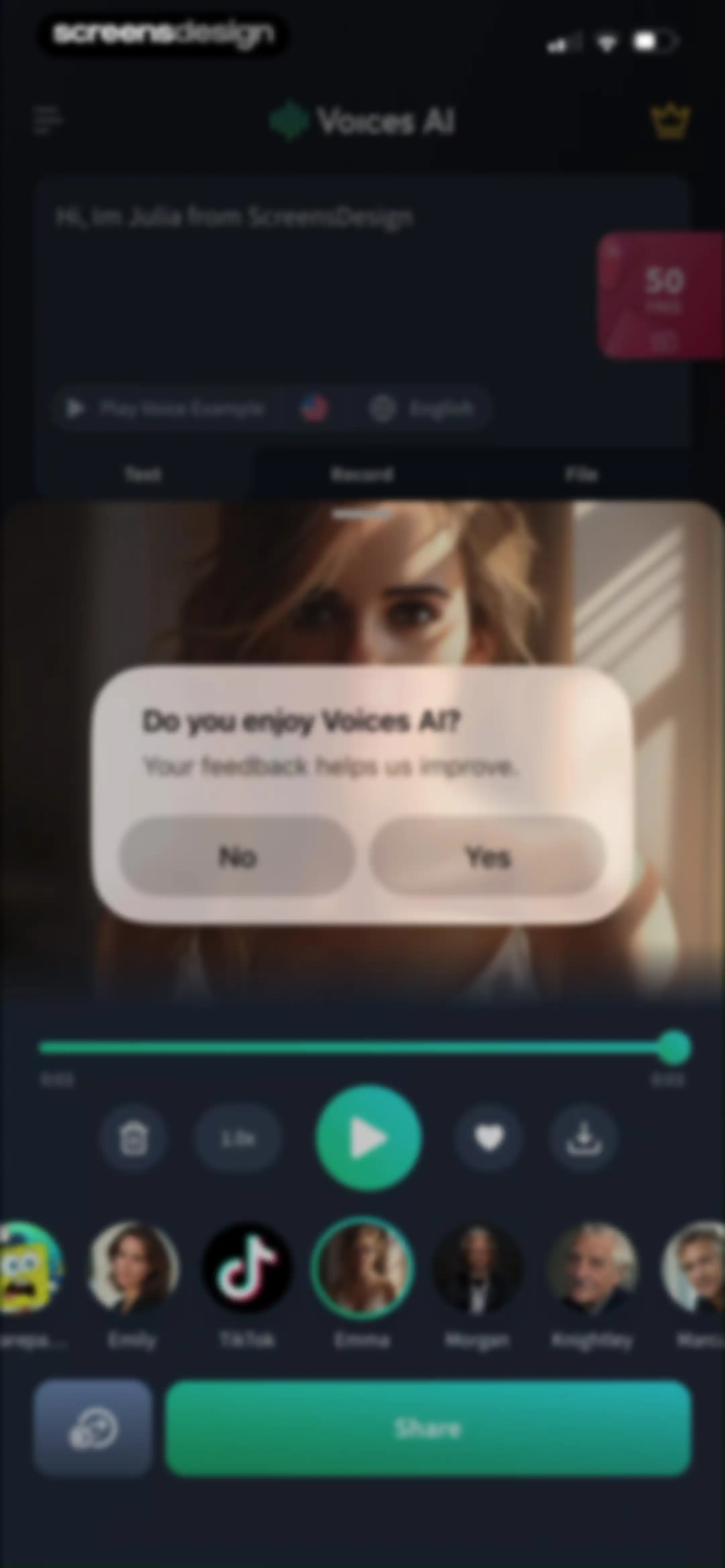 Voices AI: Change Your Voice screen 20