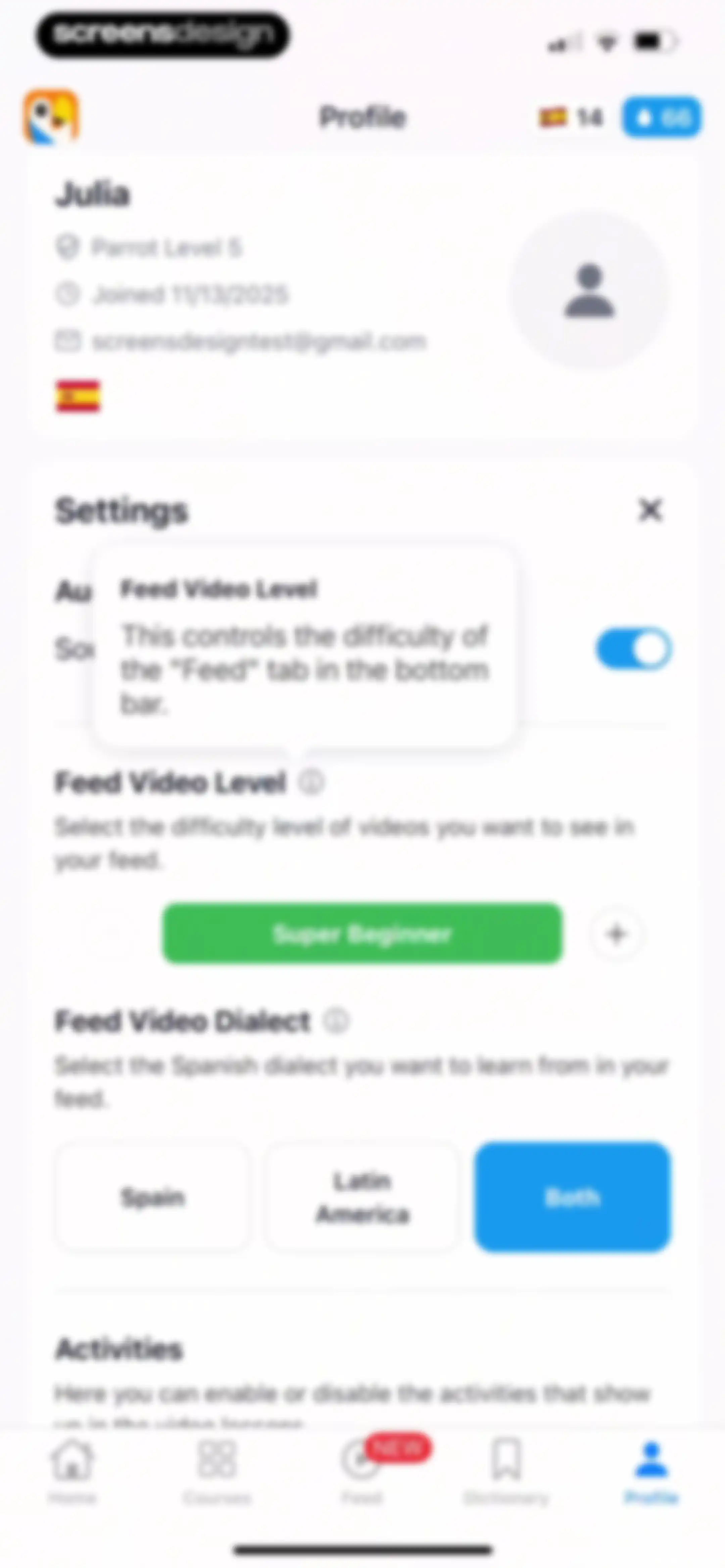 Parrot – Learn Spanish screen 78