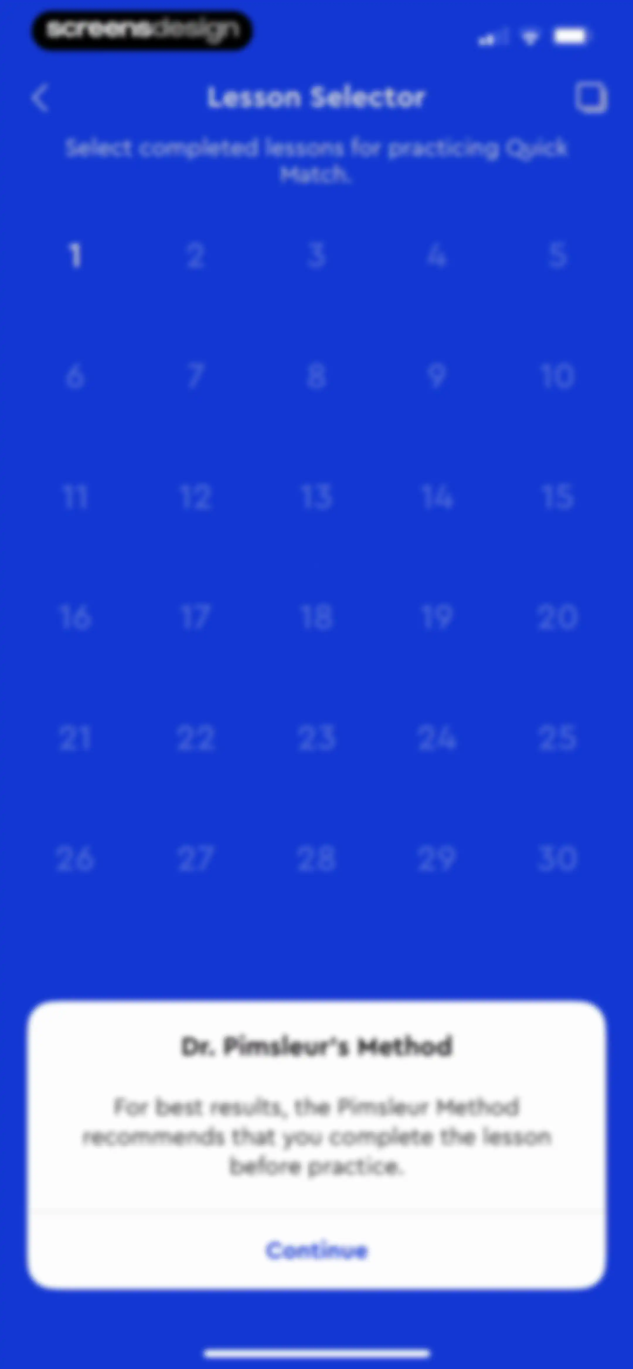 Pimsleur | Language Learning screen 39