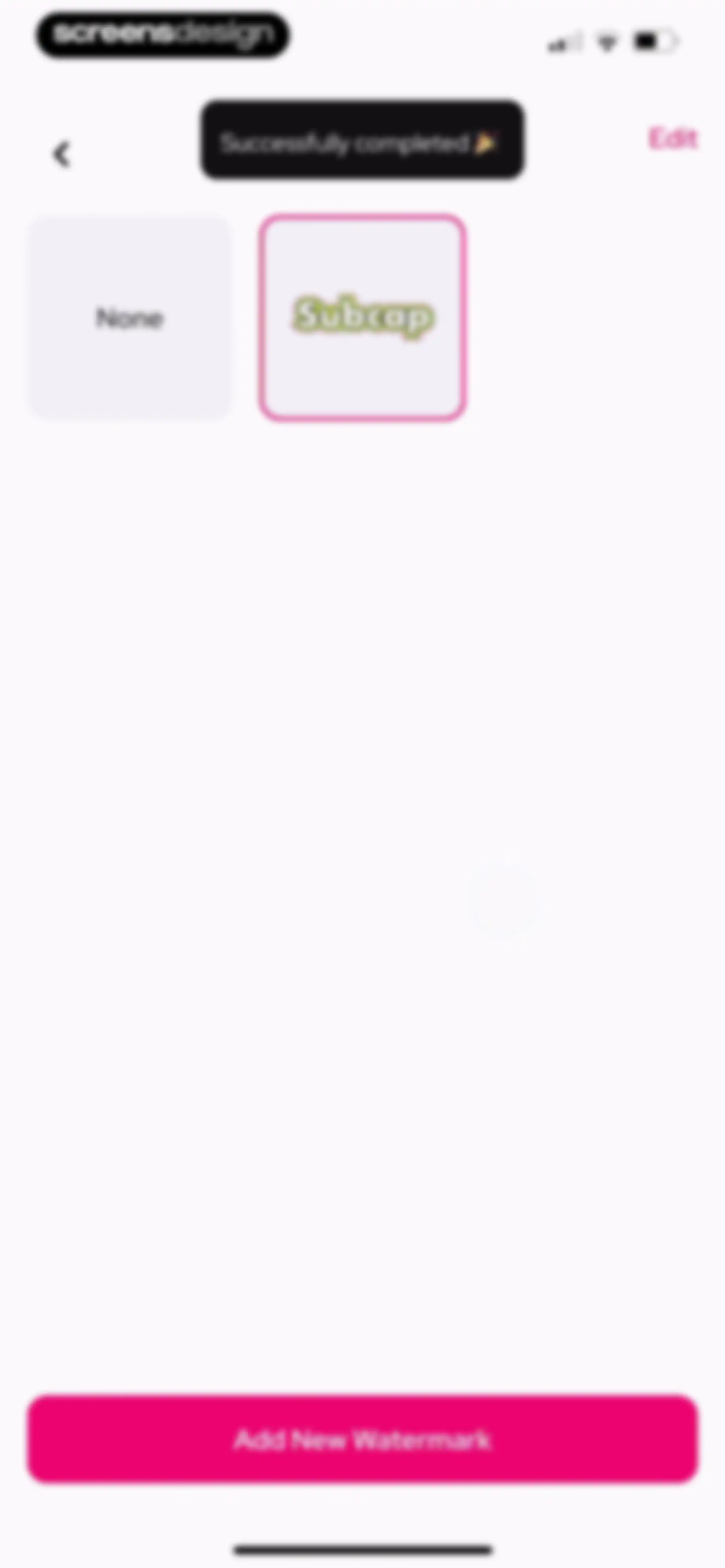 Subcap: Captions AI, Subtitles screen 40