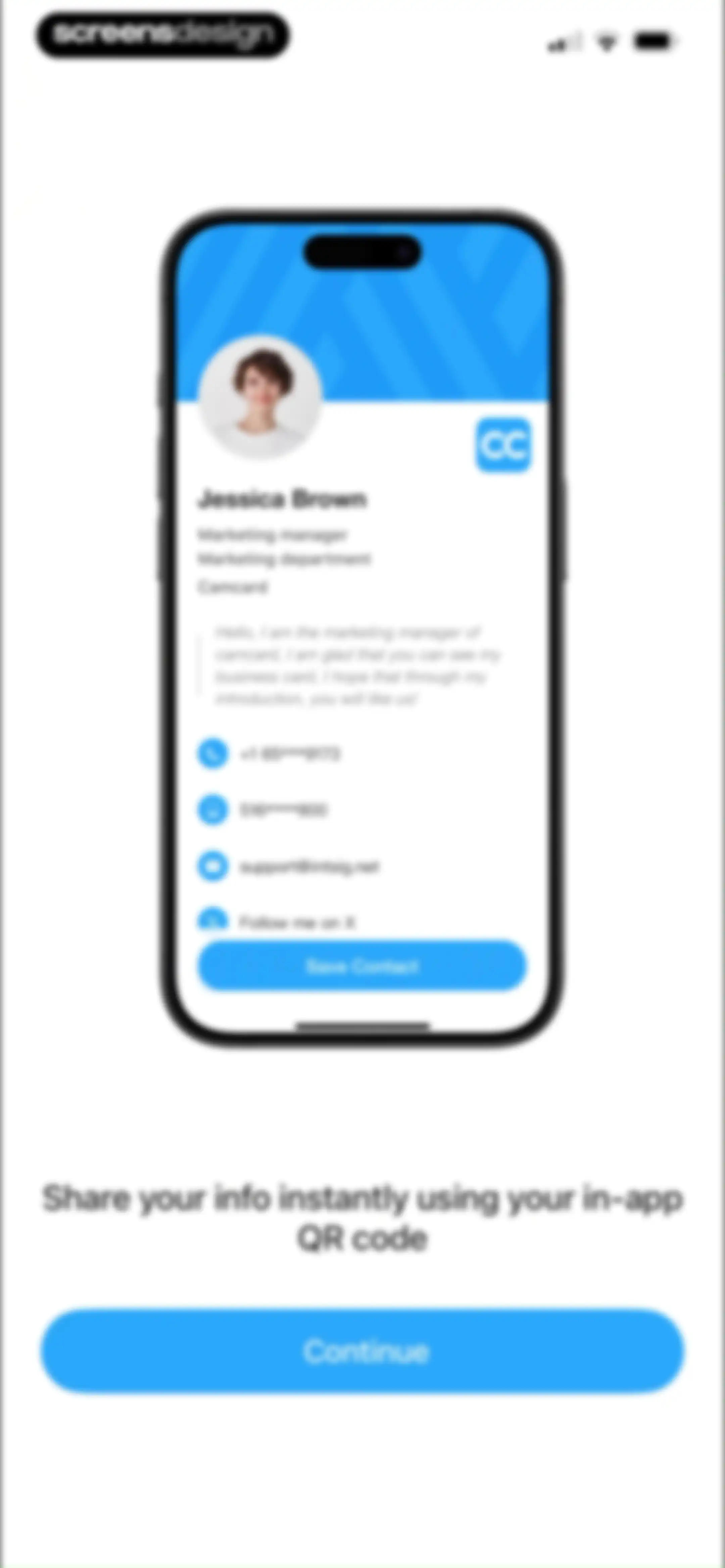 CamCard AI Business Assistant screen 33