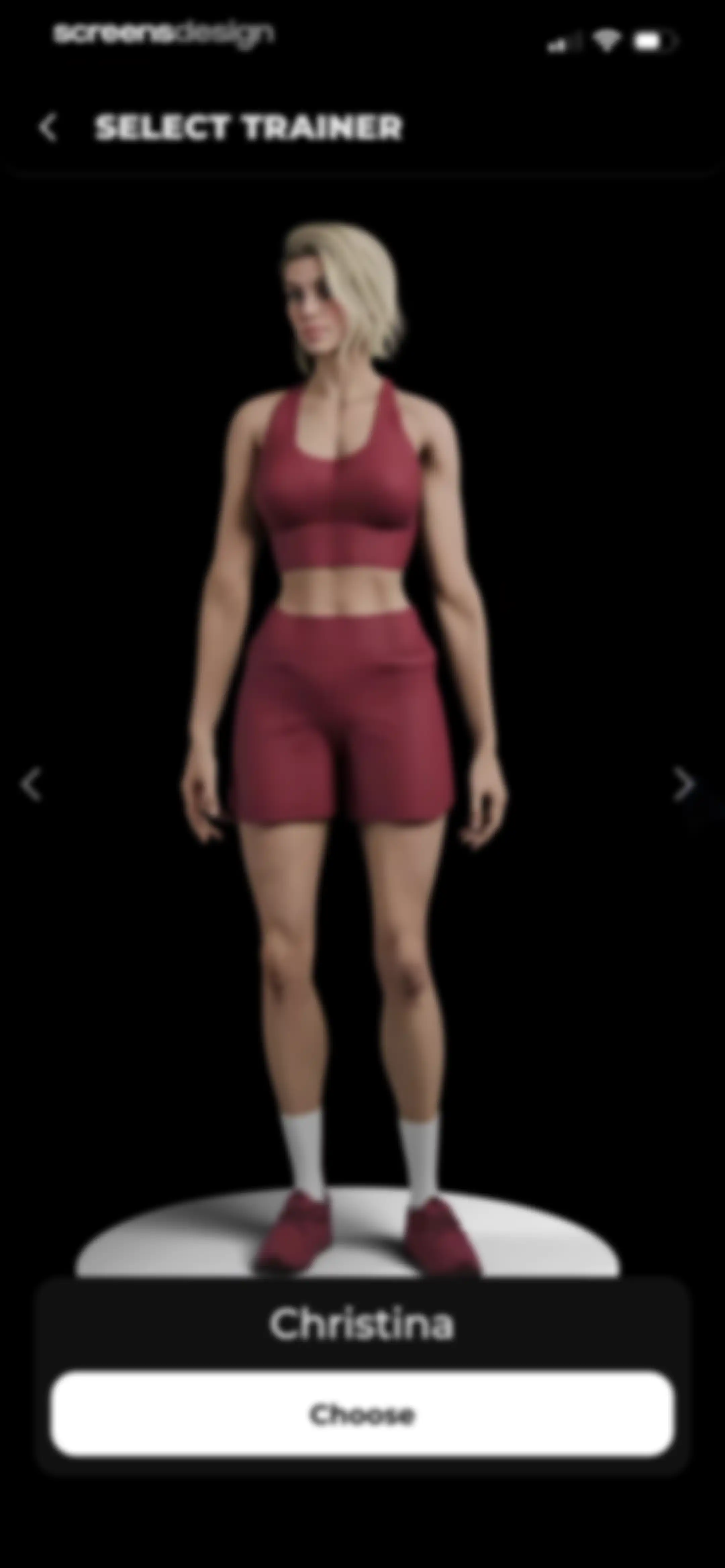 MCI - Personal Training AI screen 92