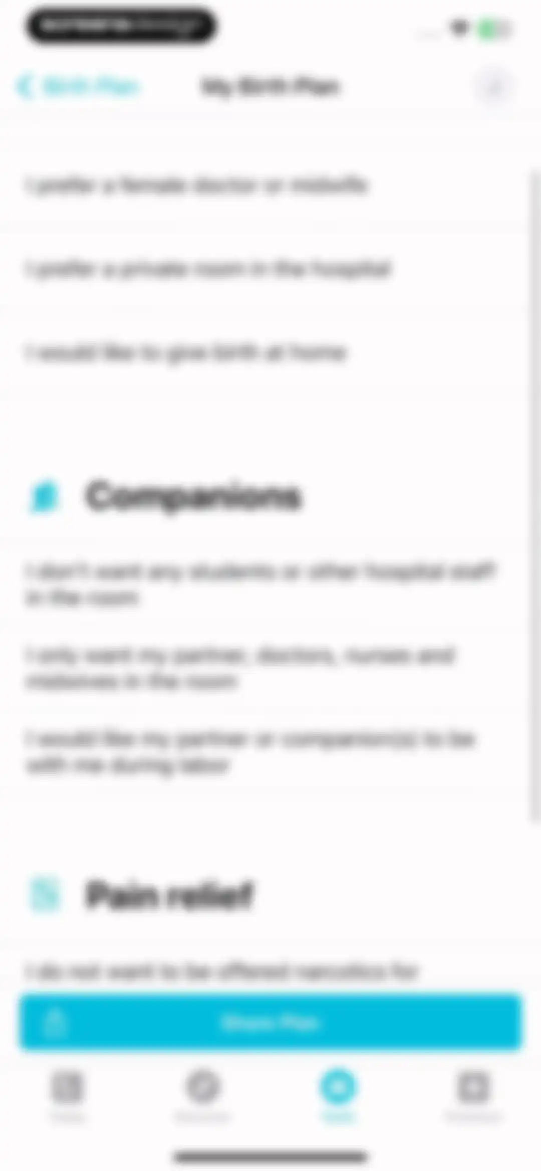 Pregnancy + | Tracker App screen 46