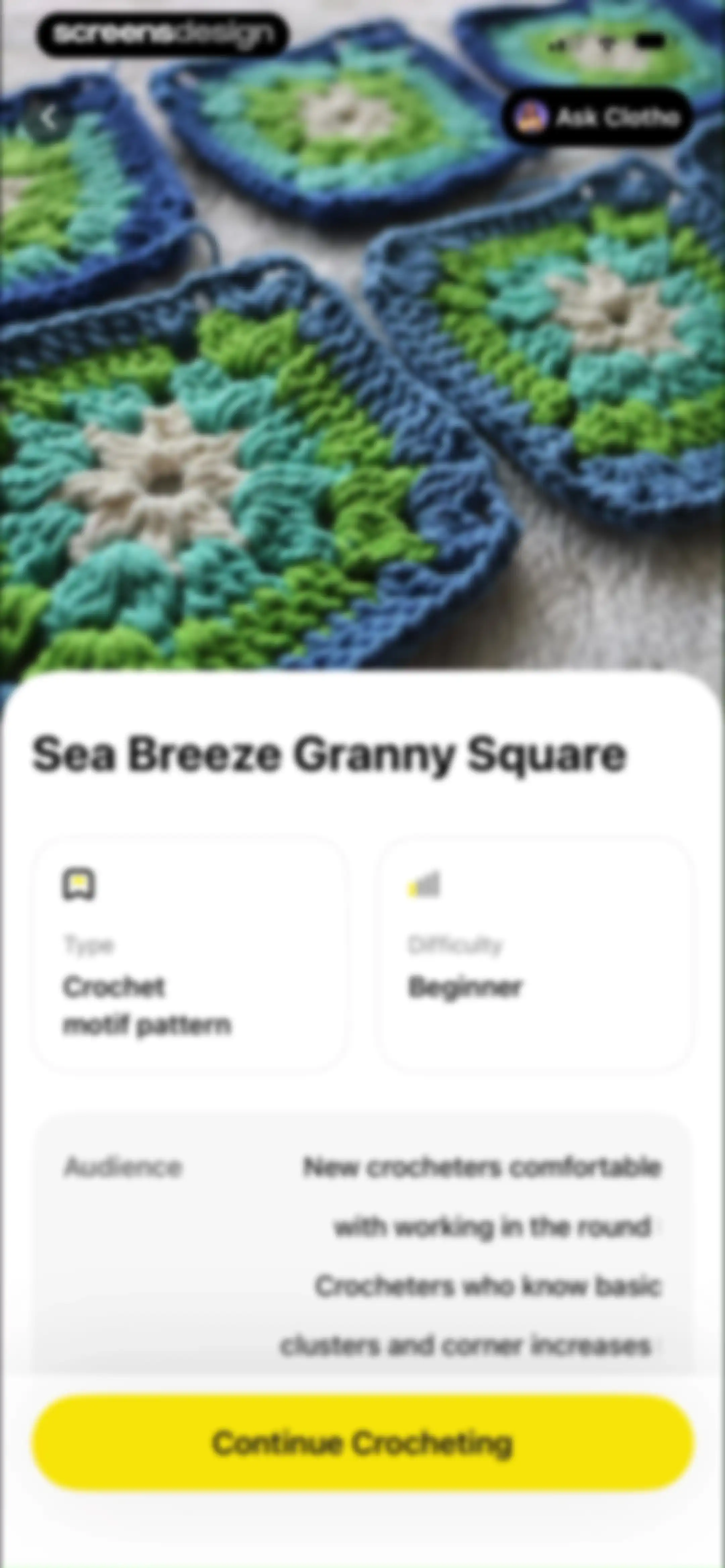 LoopCraft: Crochet & Knitting screen 55