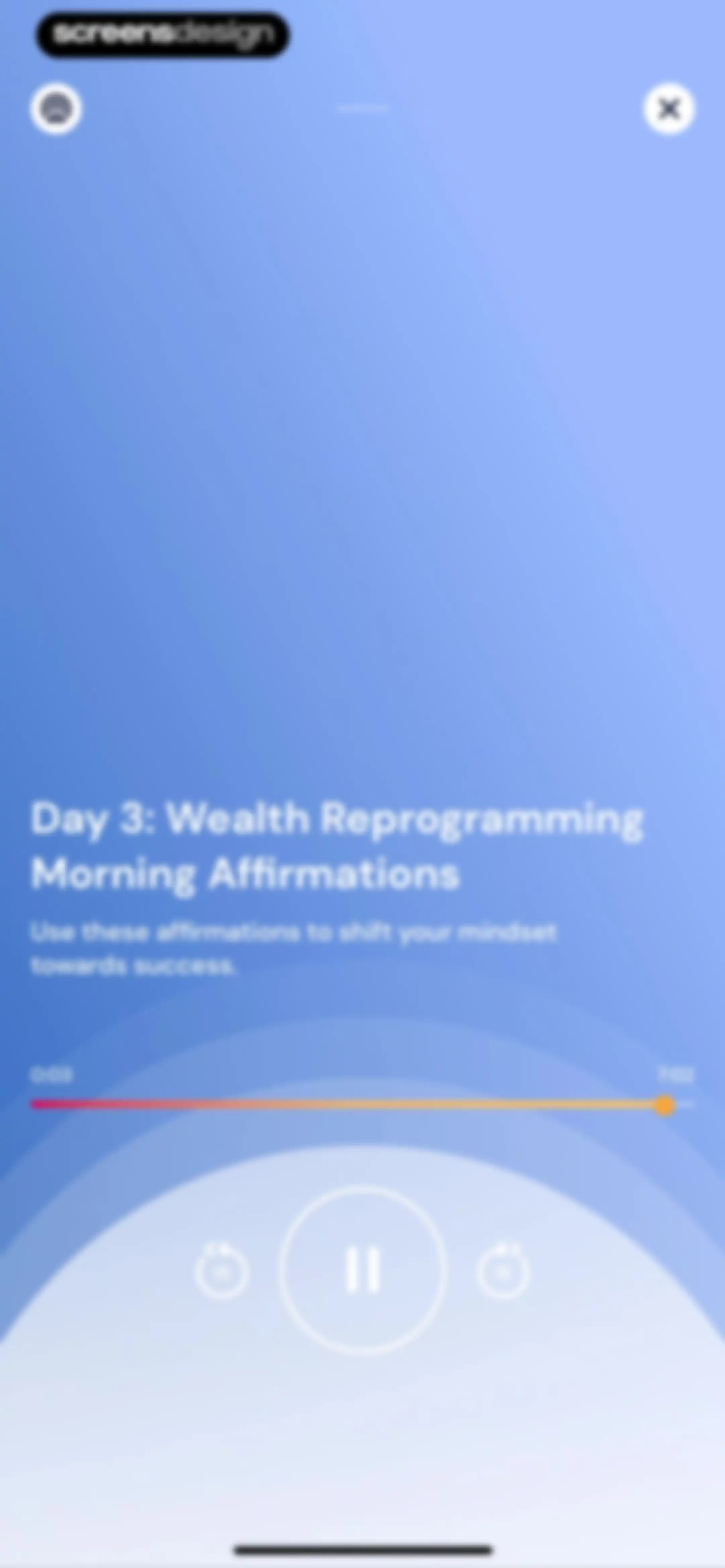 Activations: Daily Motivation screen 106