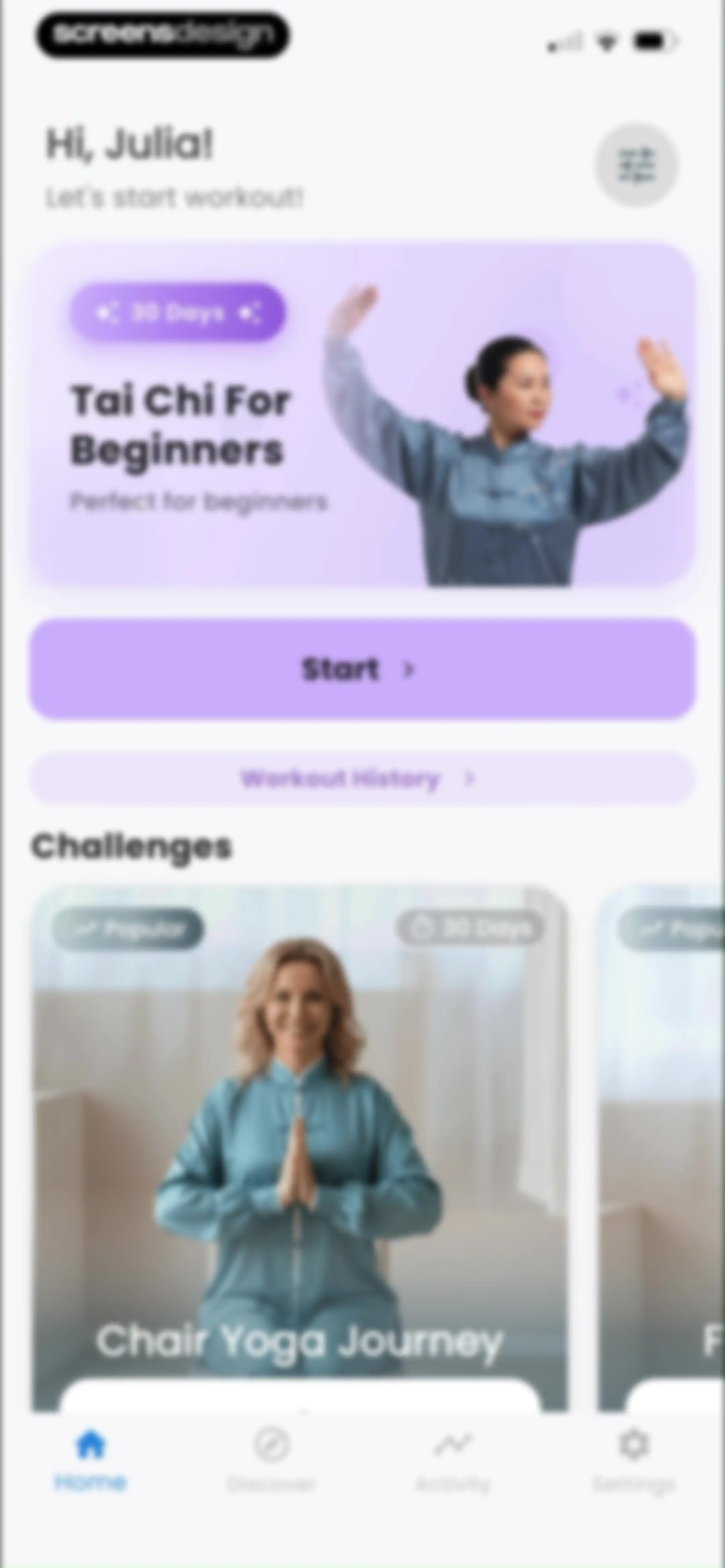 Tai Chi Walking : GentleFit screen 38