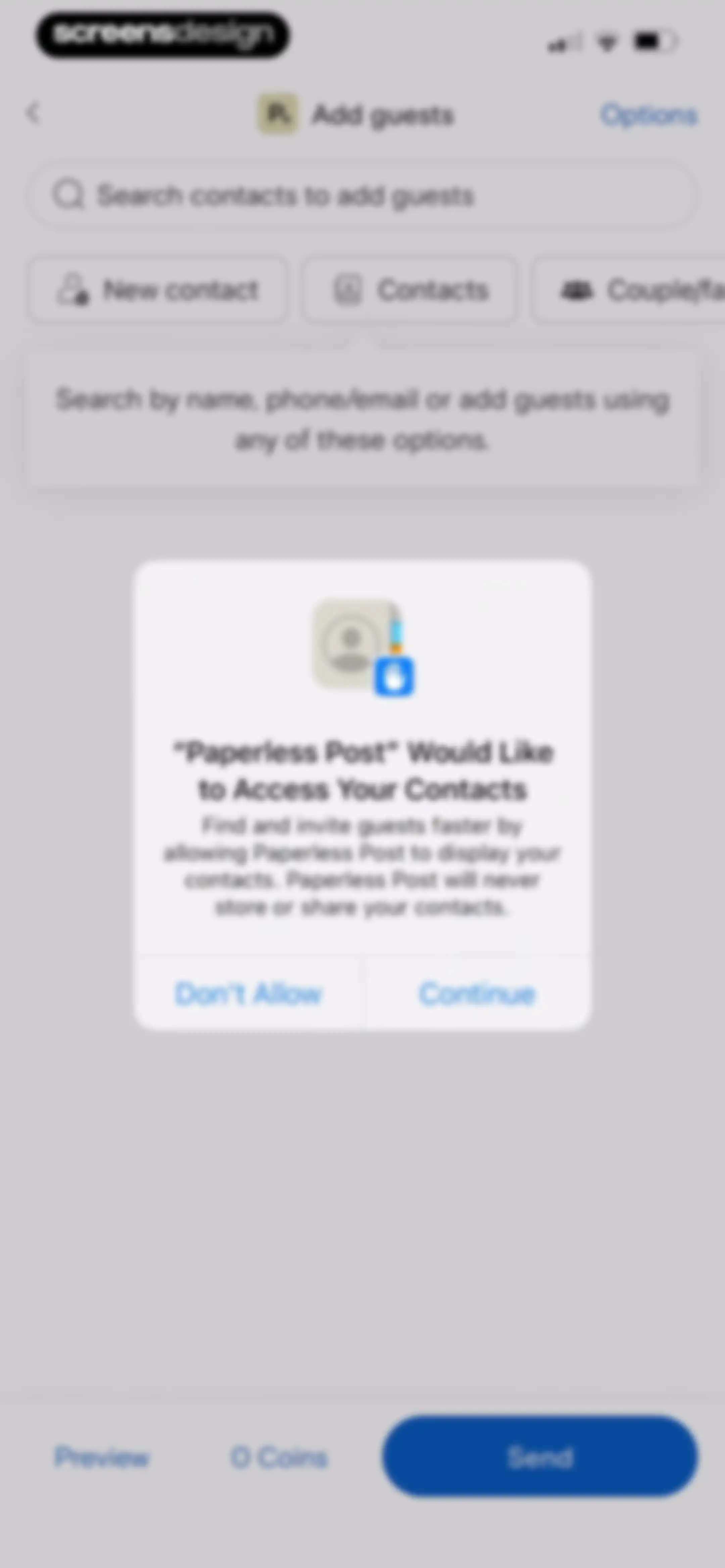 Paperless Post: Invitations screen 71
