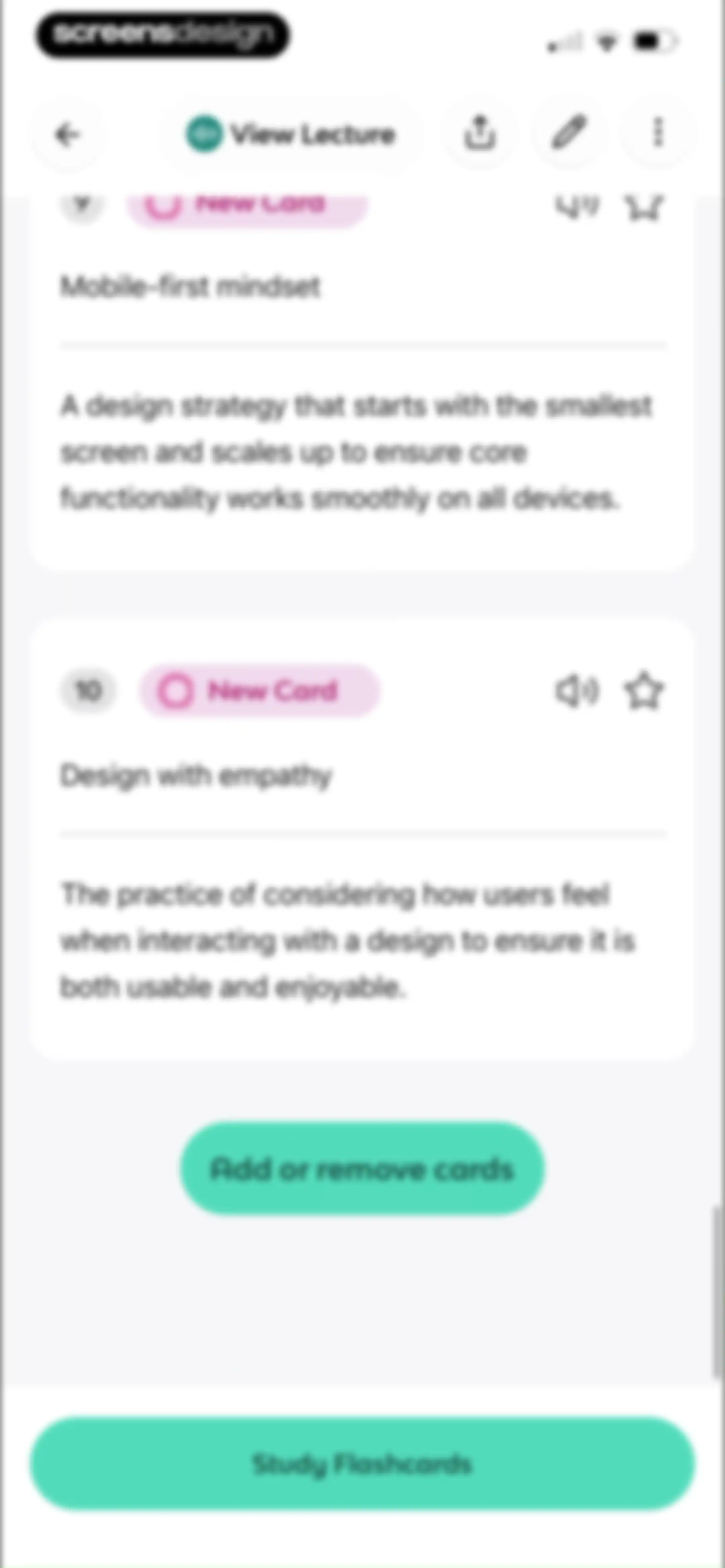 Knowt: AI Flashcards & Notes screen 62