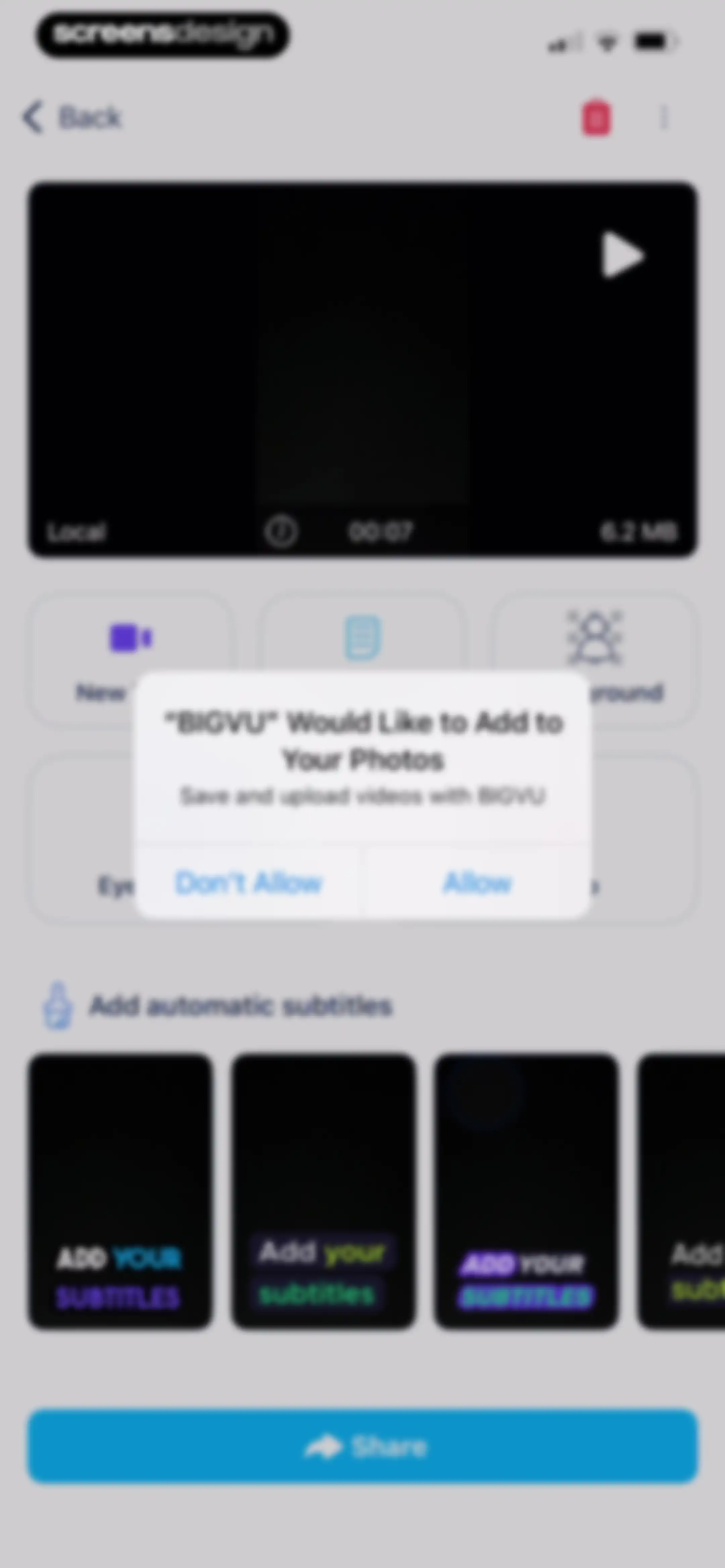 BIGVU Teleprompter Captions AI screen 33