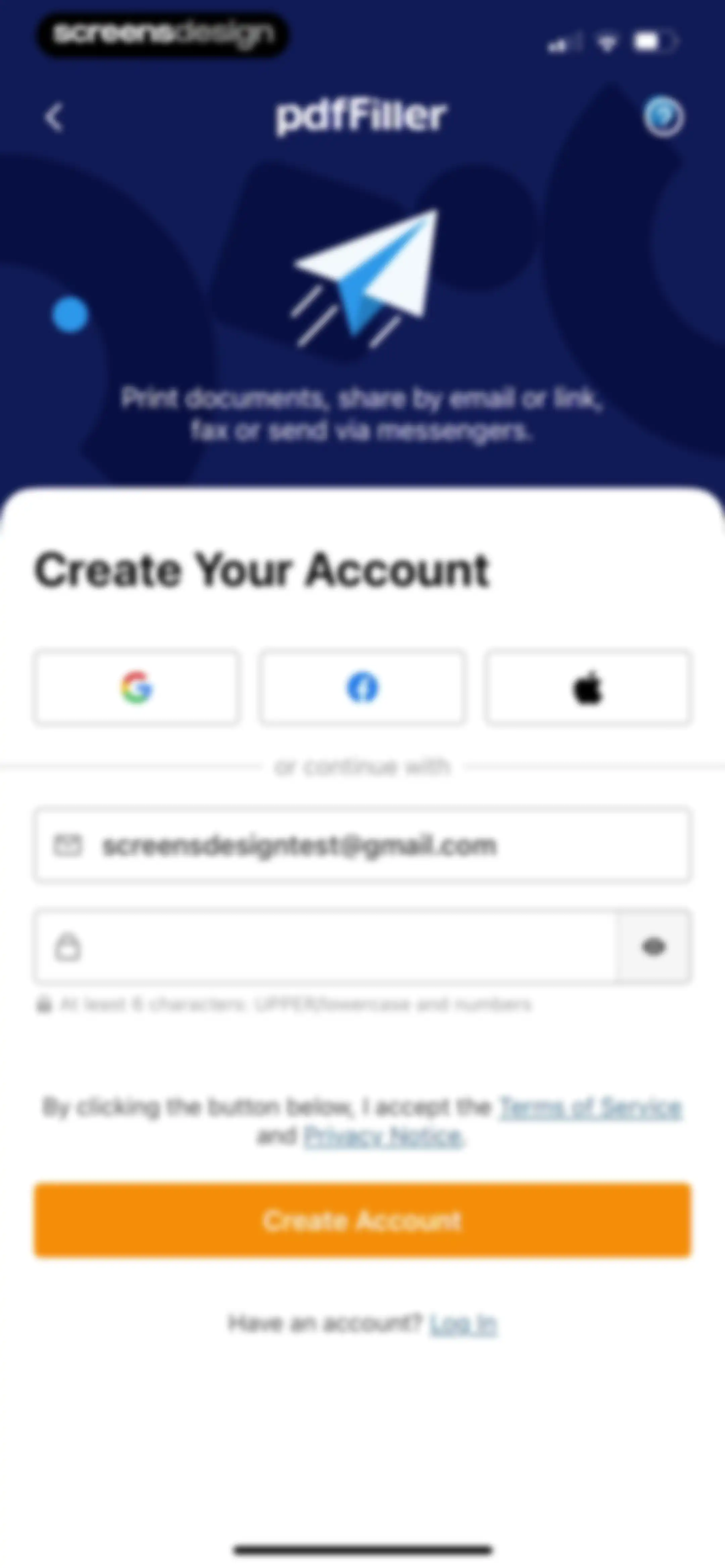 pdfFiller: edit PDF documents screen 6