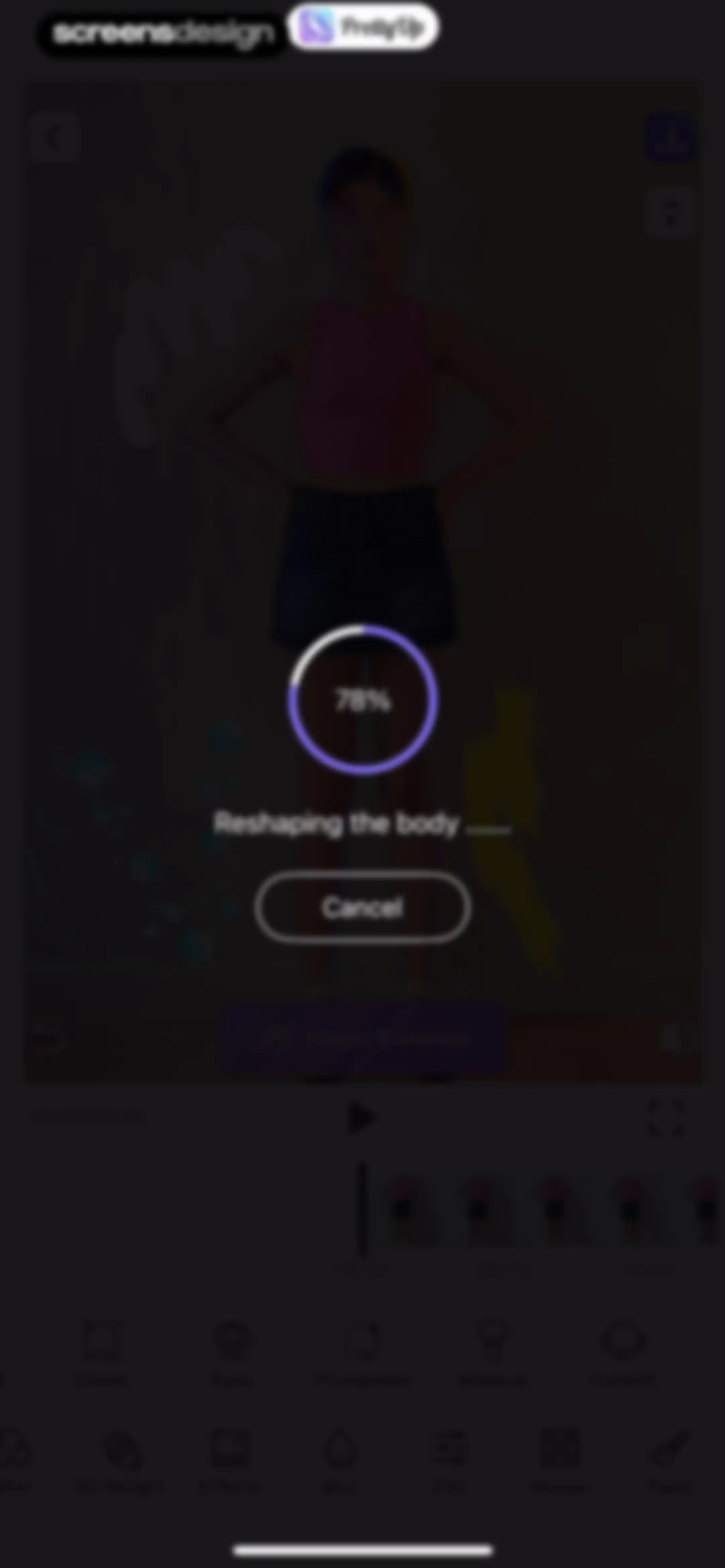 PrettyUp - Body Editor Video screen 75