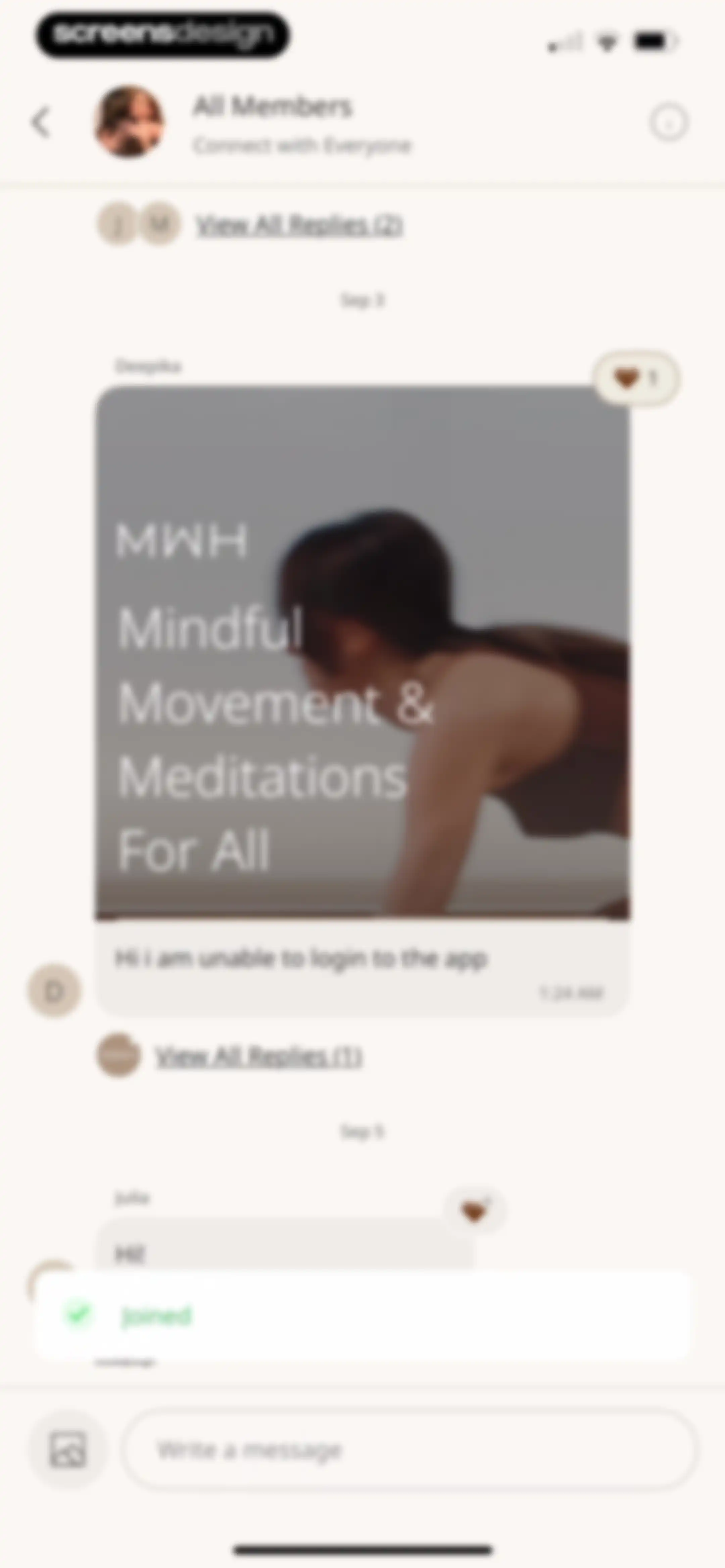 MWH: Fitness + Wellness screen 104