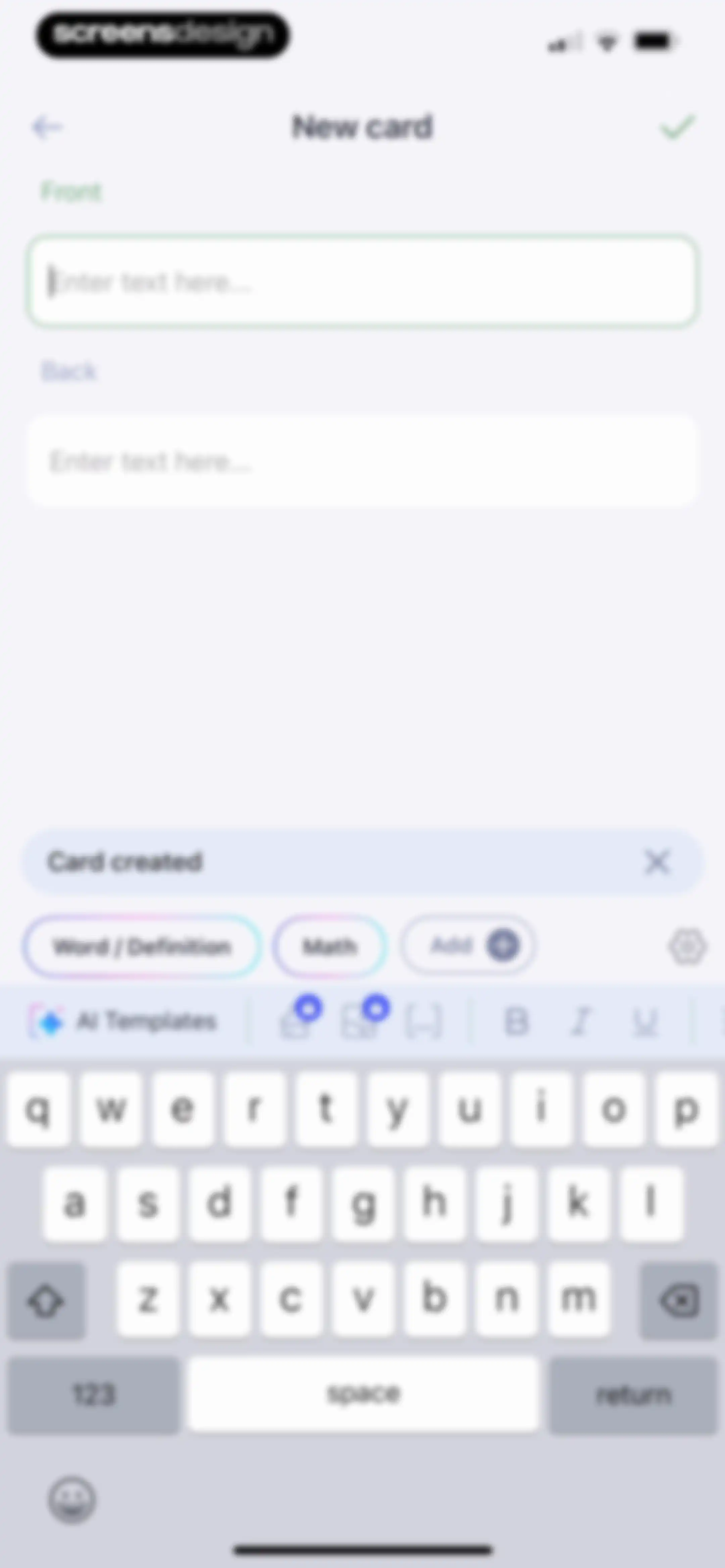 Cogni: Flashcards Learning screen 23