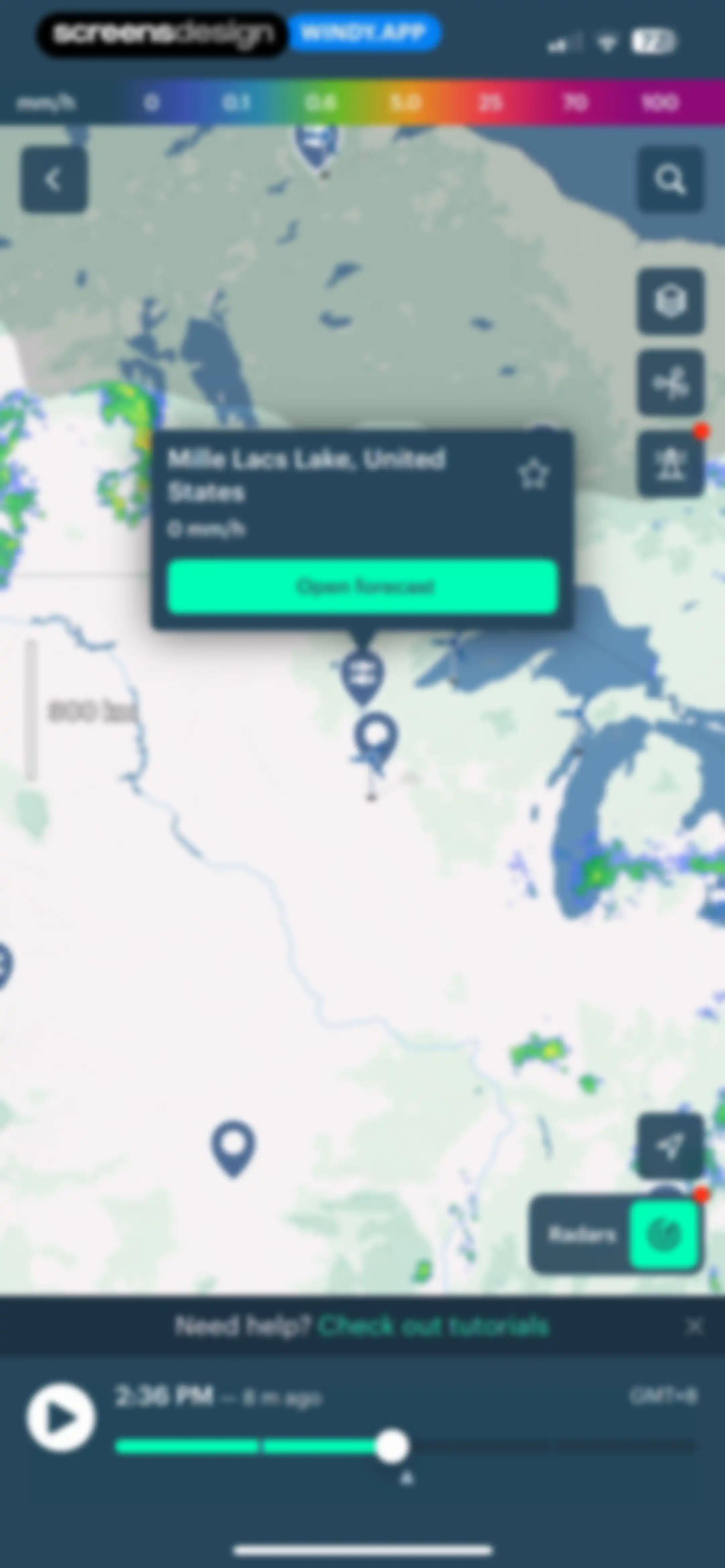 Windy.app — Wind, Tides, Radar screen 64