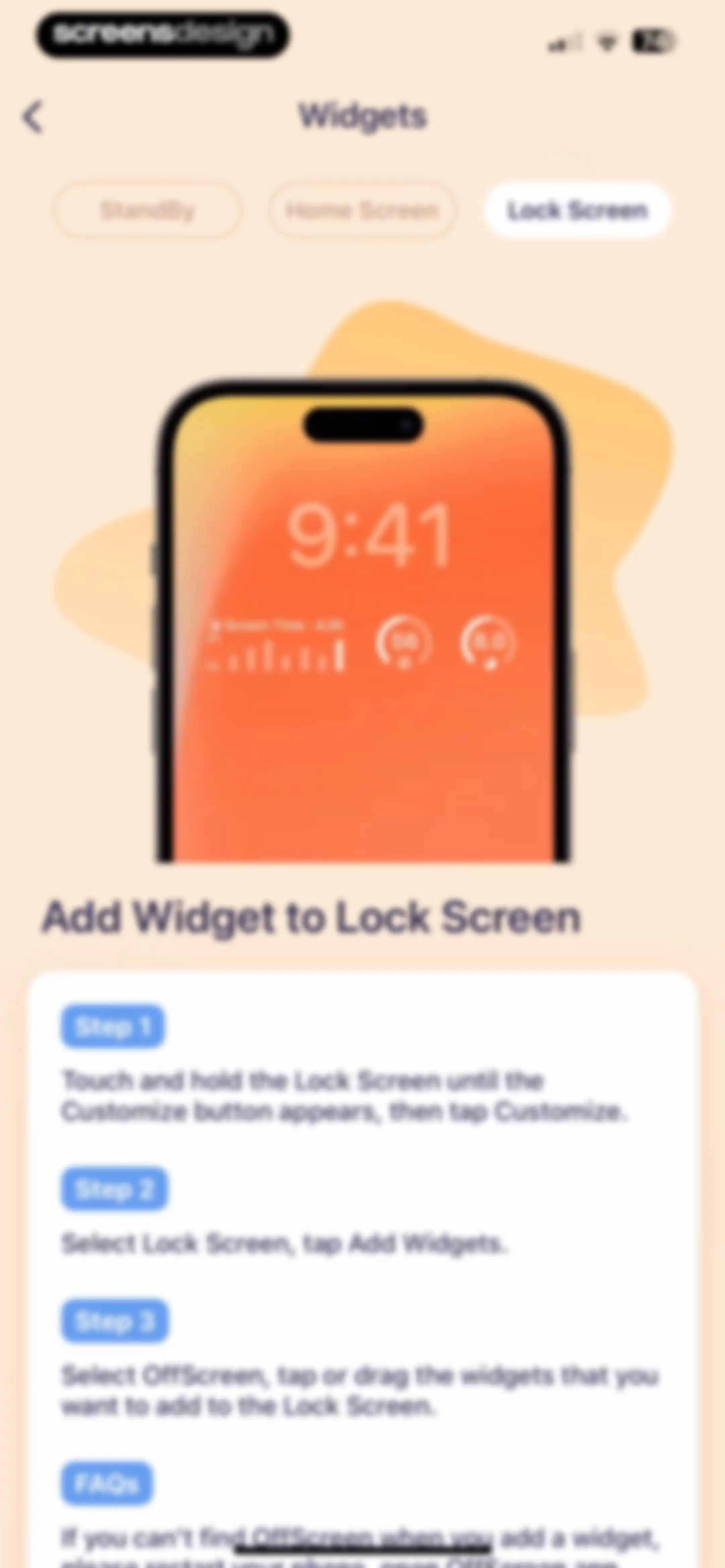 OffScreen: Screen Time Control screen 140