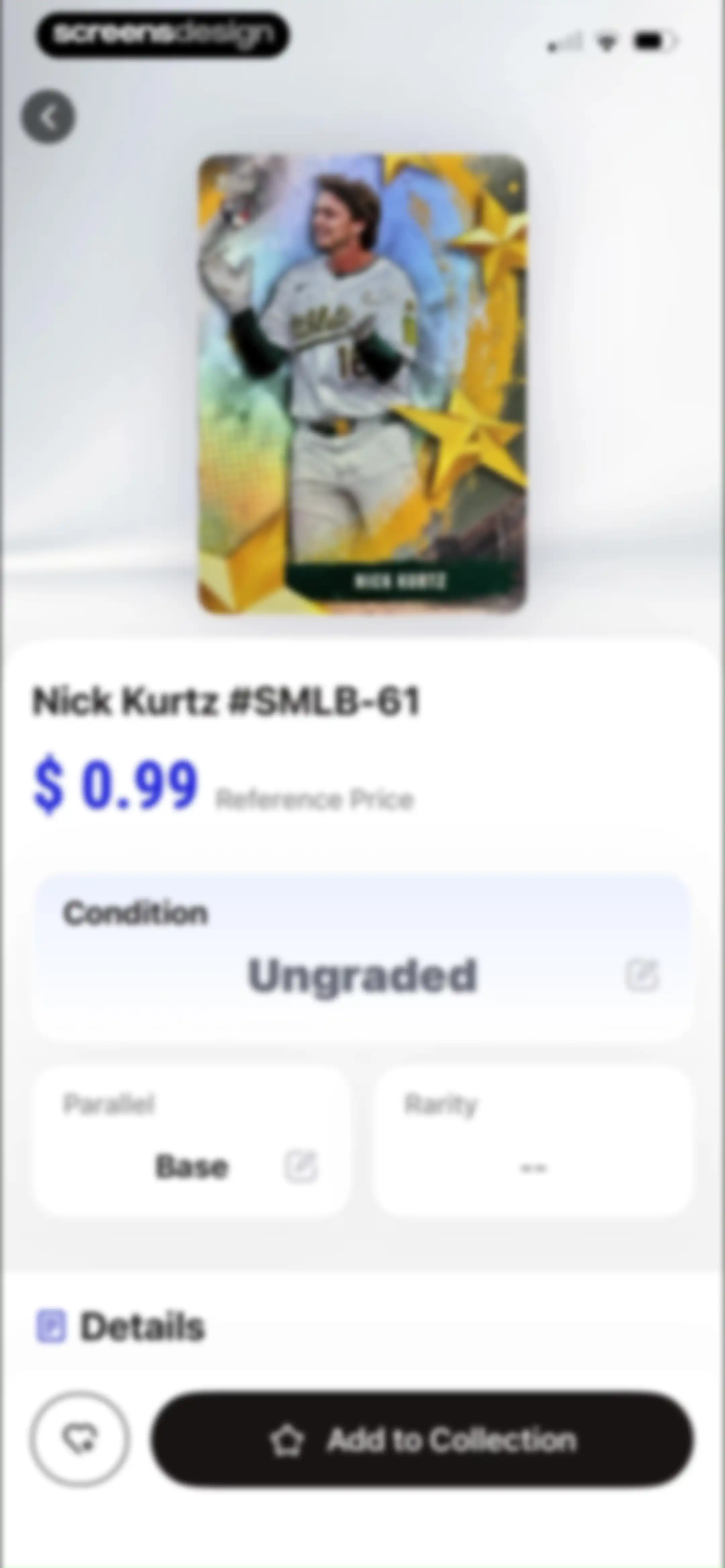 Sports Card Scanner: Spoly screen 28