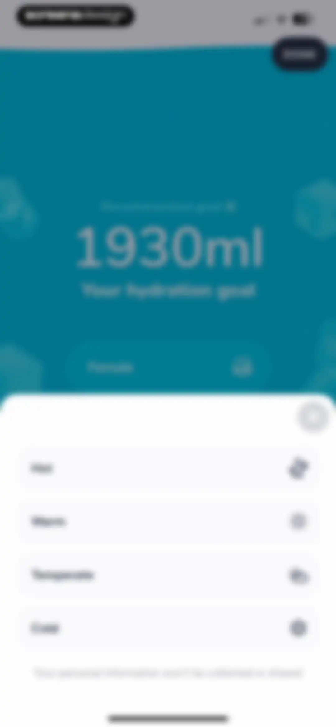 Water tracker Waterllama screen 15
