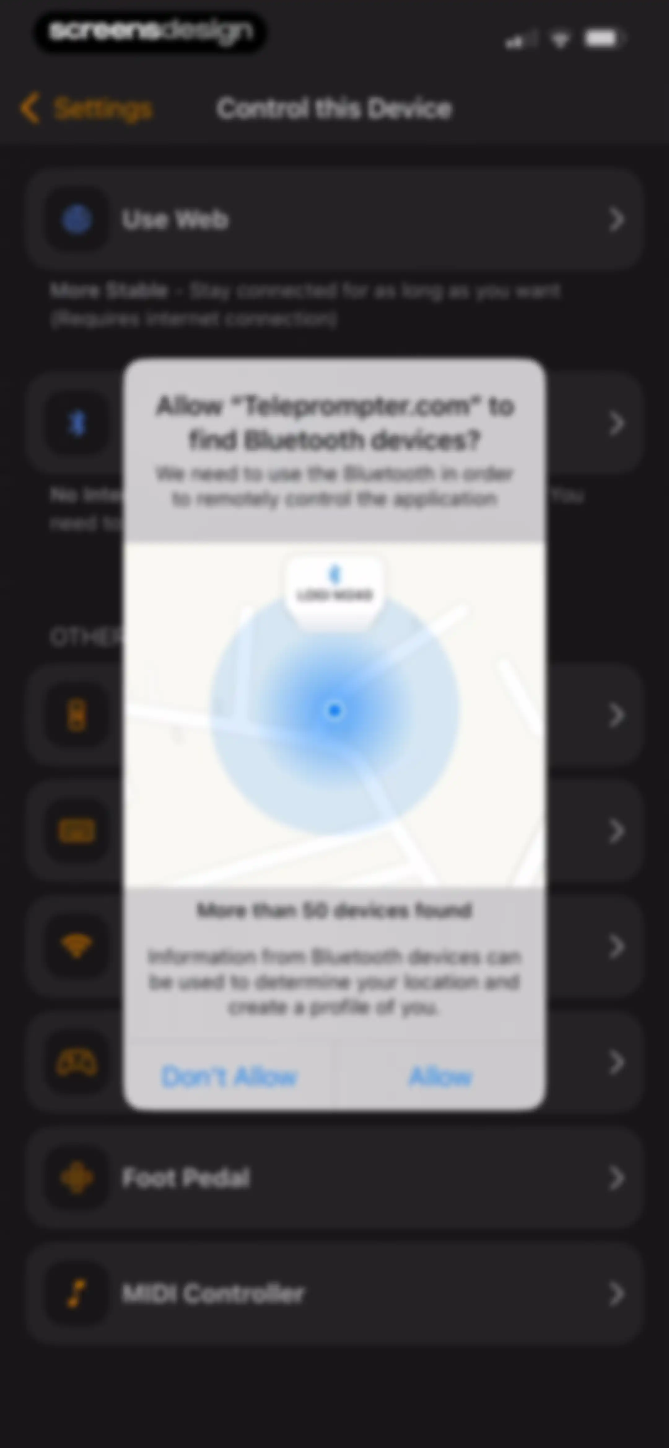 Teleprompter.com screen 141
