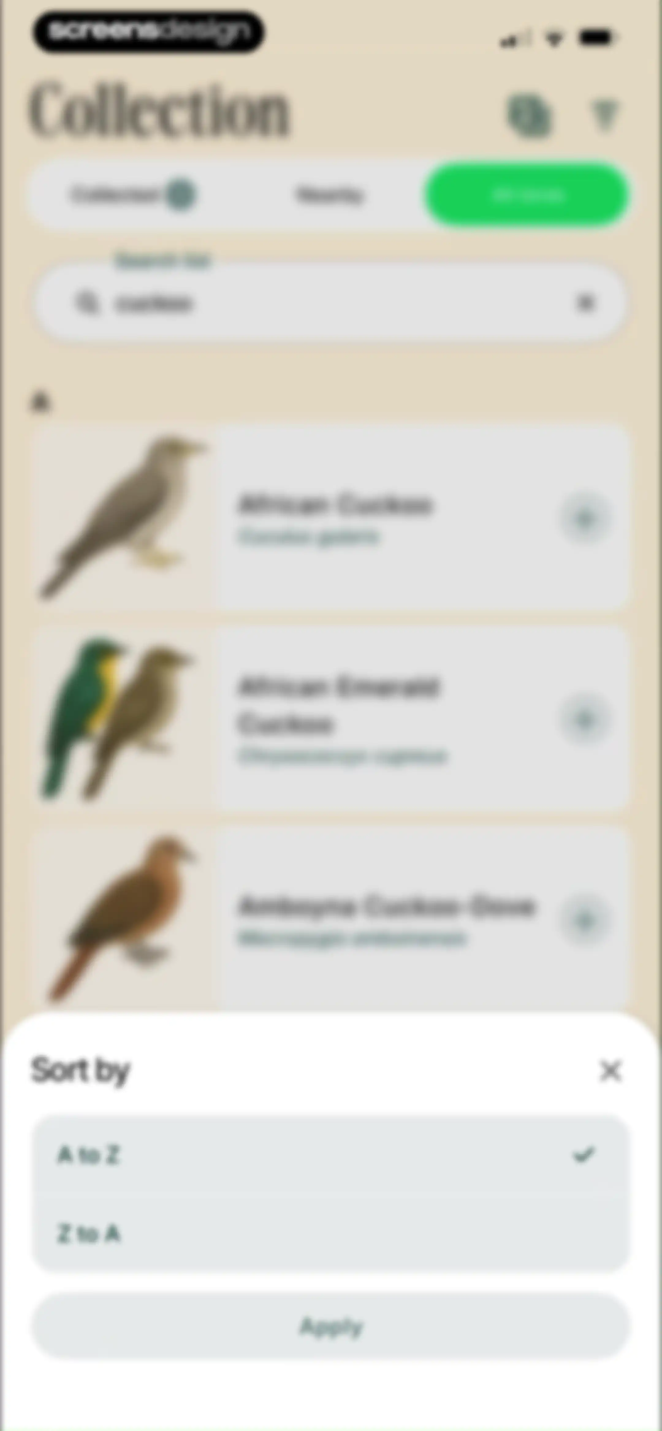 Birdbuddy: ID & Collect Birds screen 91
