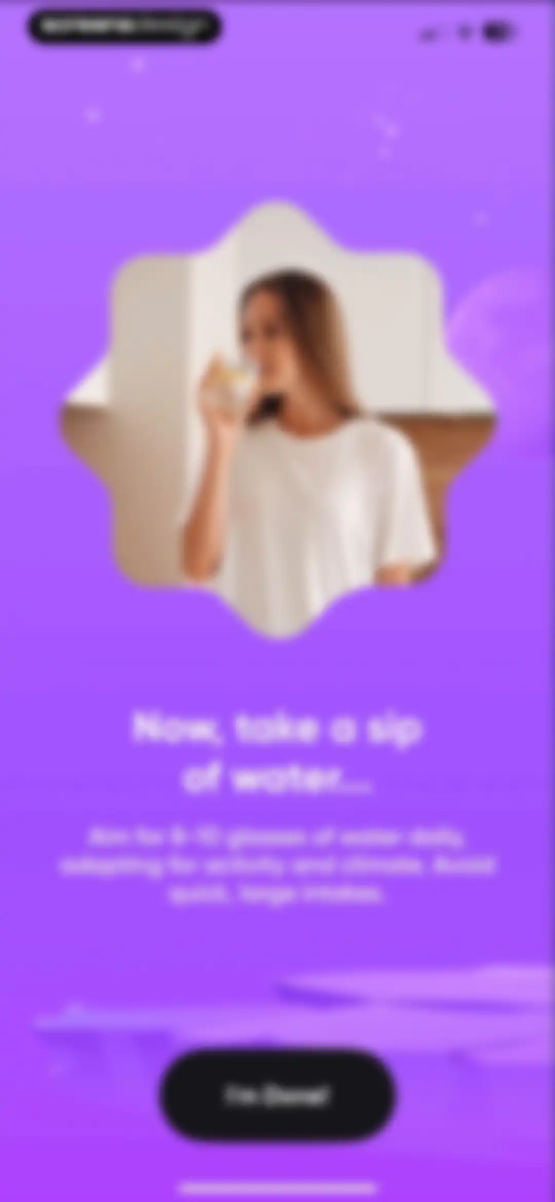 Me+ Lifestyle Routine screen 60