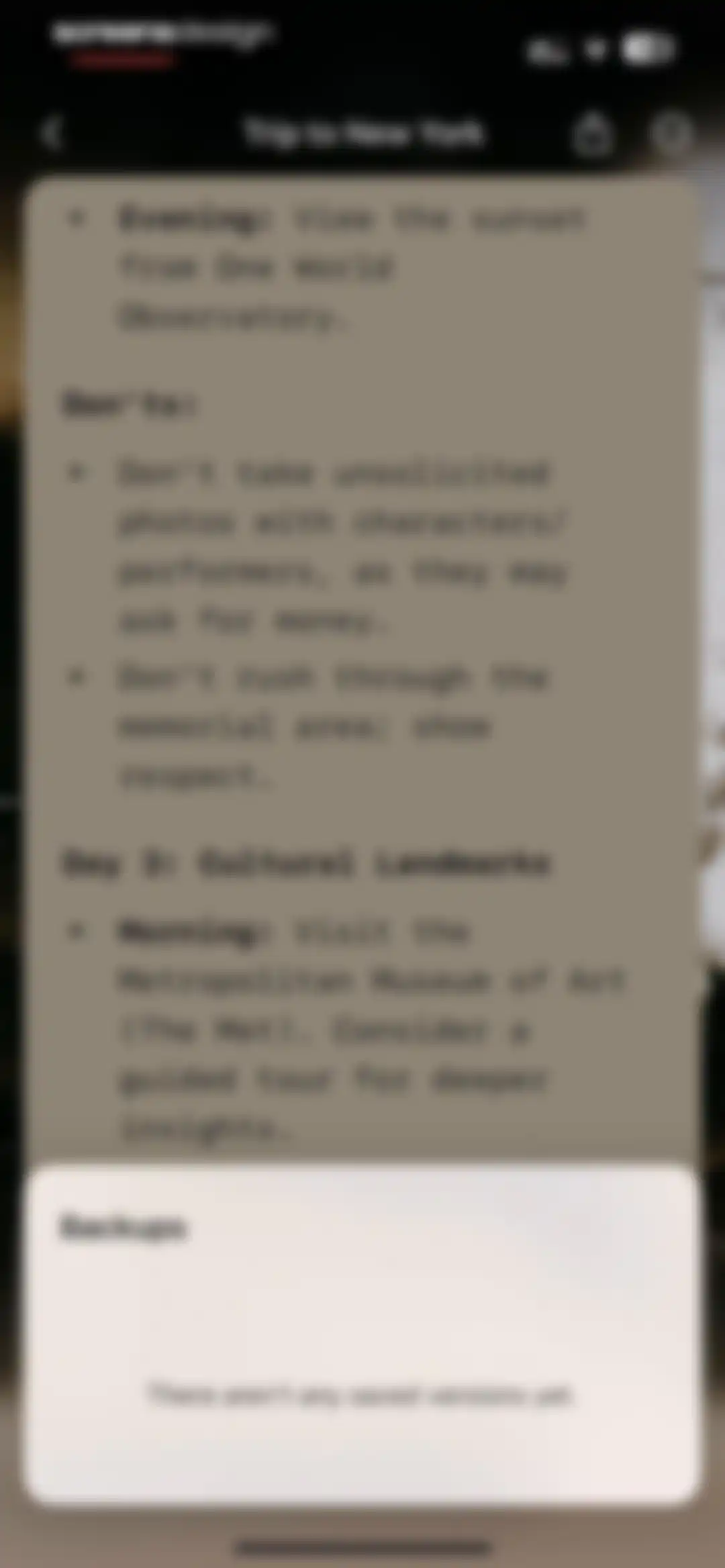 Craft: Notes, Documents, AI screen 87