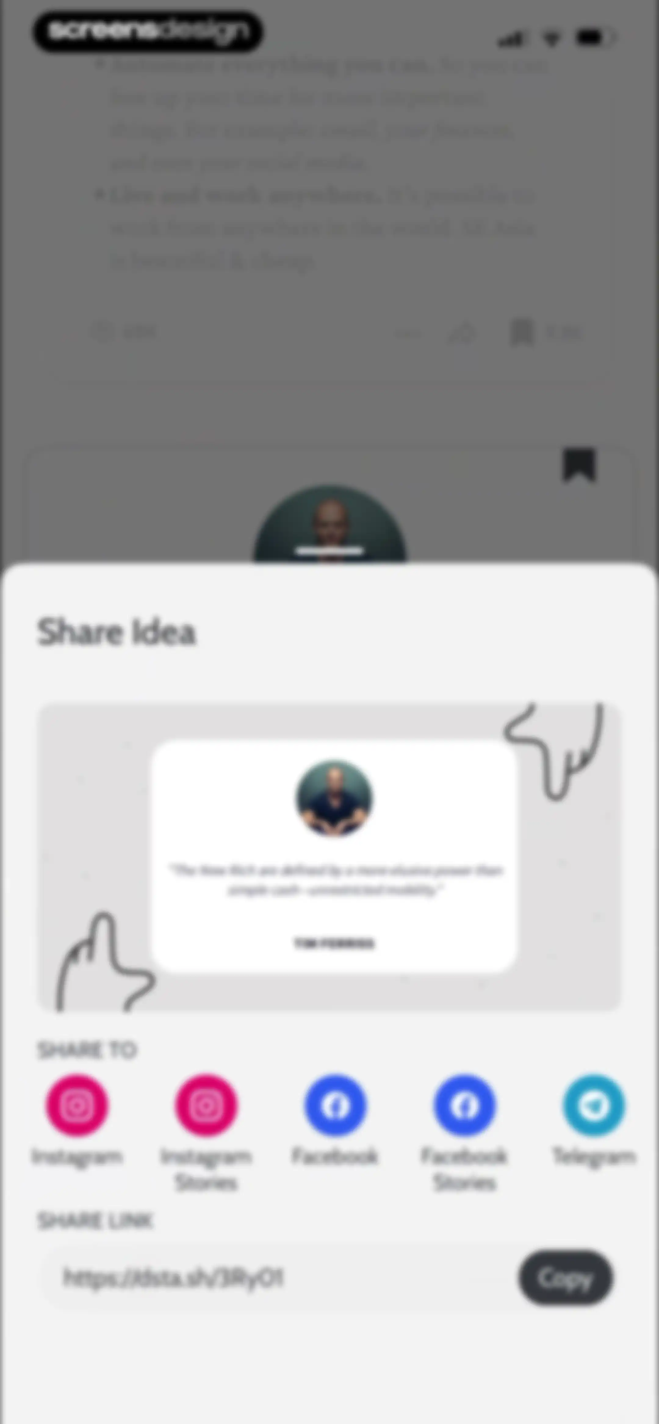 Deepstash: Smarter Every Day! screen 71