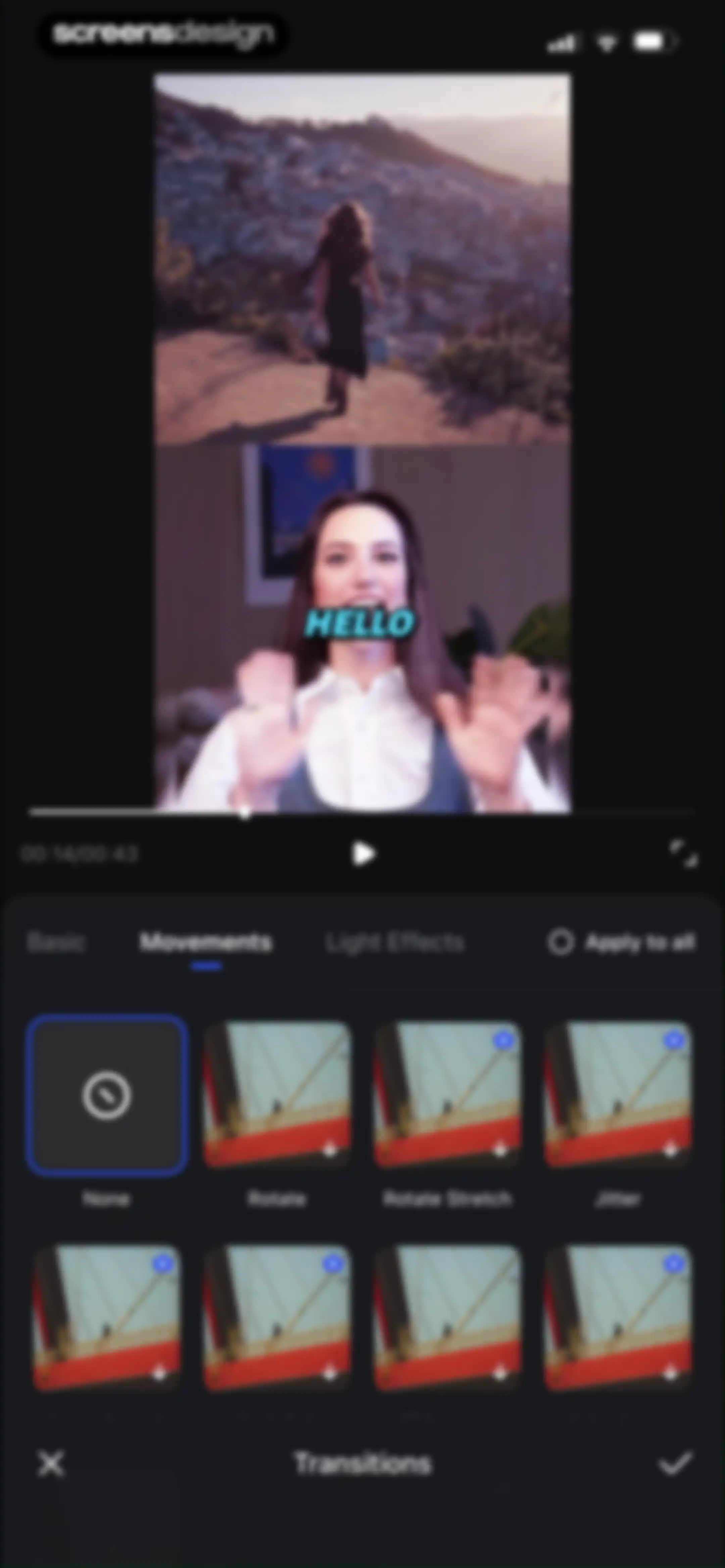 Vmake Labs: create viral video screen 115