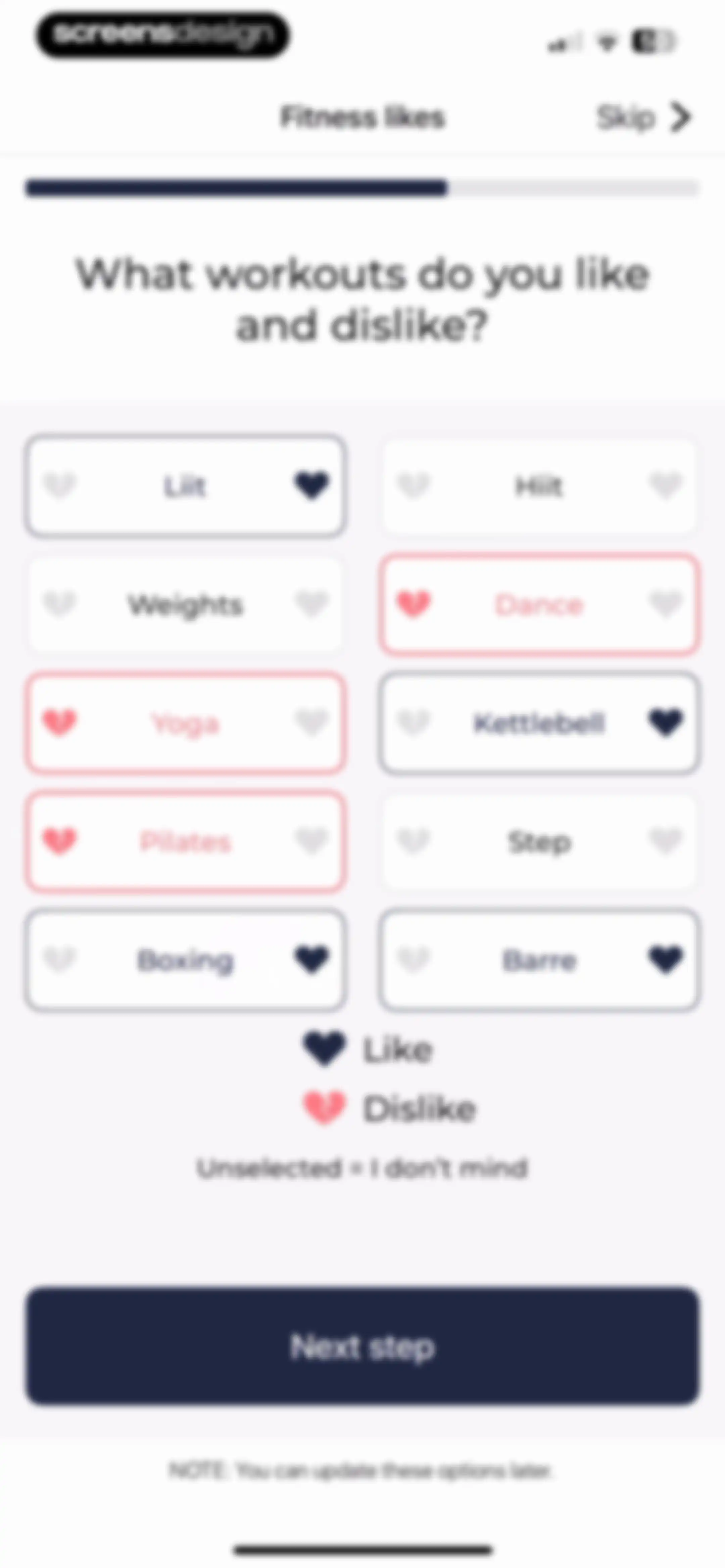 Results Wellness Lifestyle screen 30