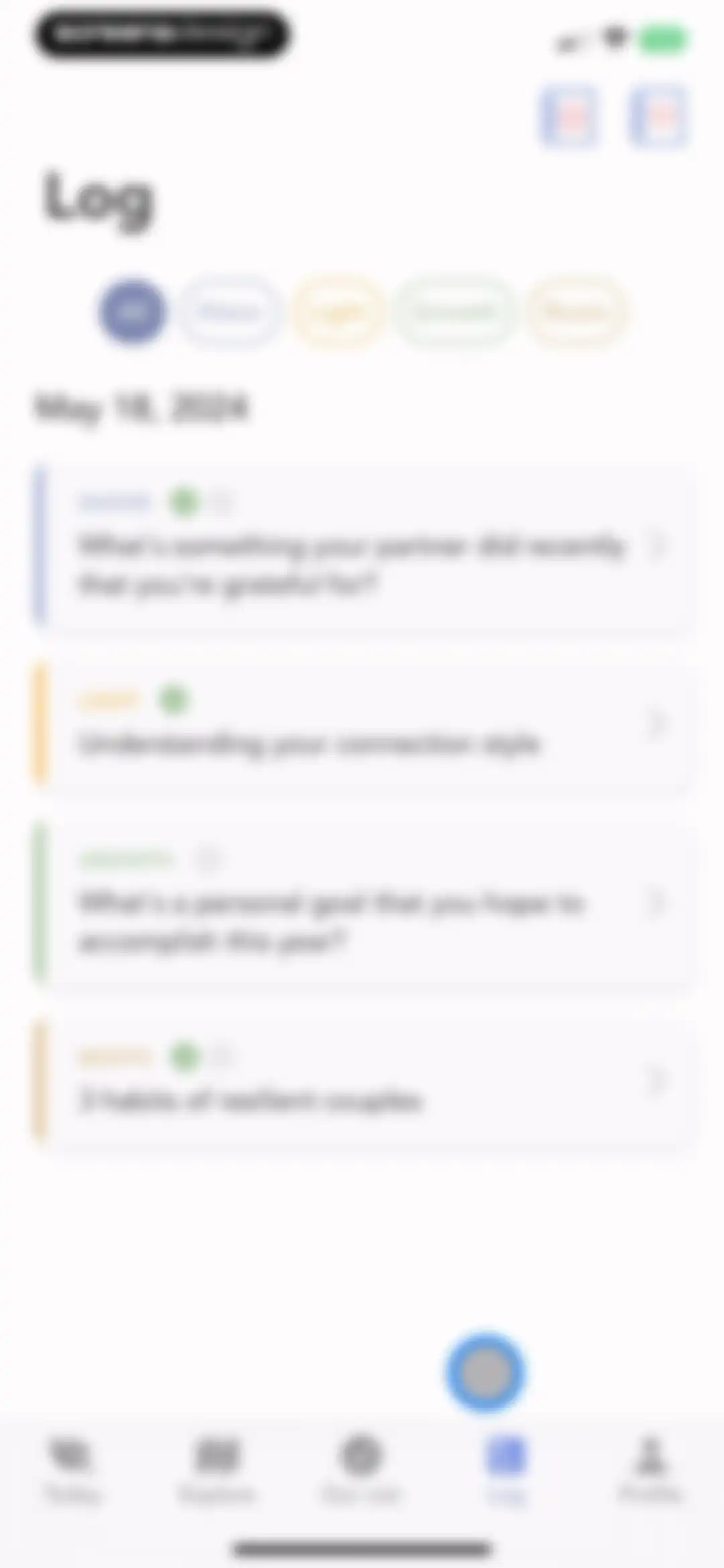 Evergreen: Relationship Growth screen 50