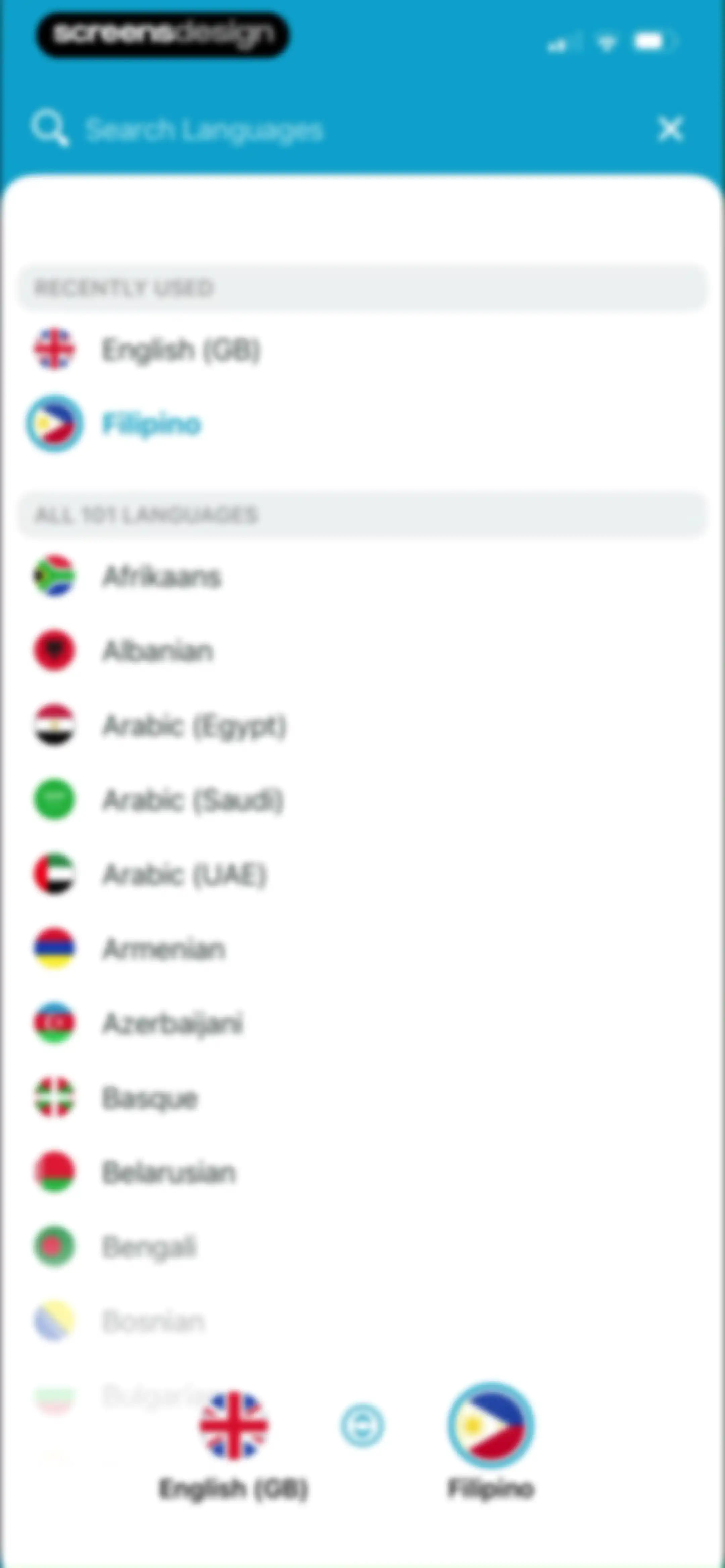 Speak & Translate - Translator screen 23