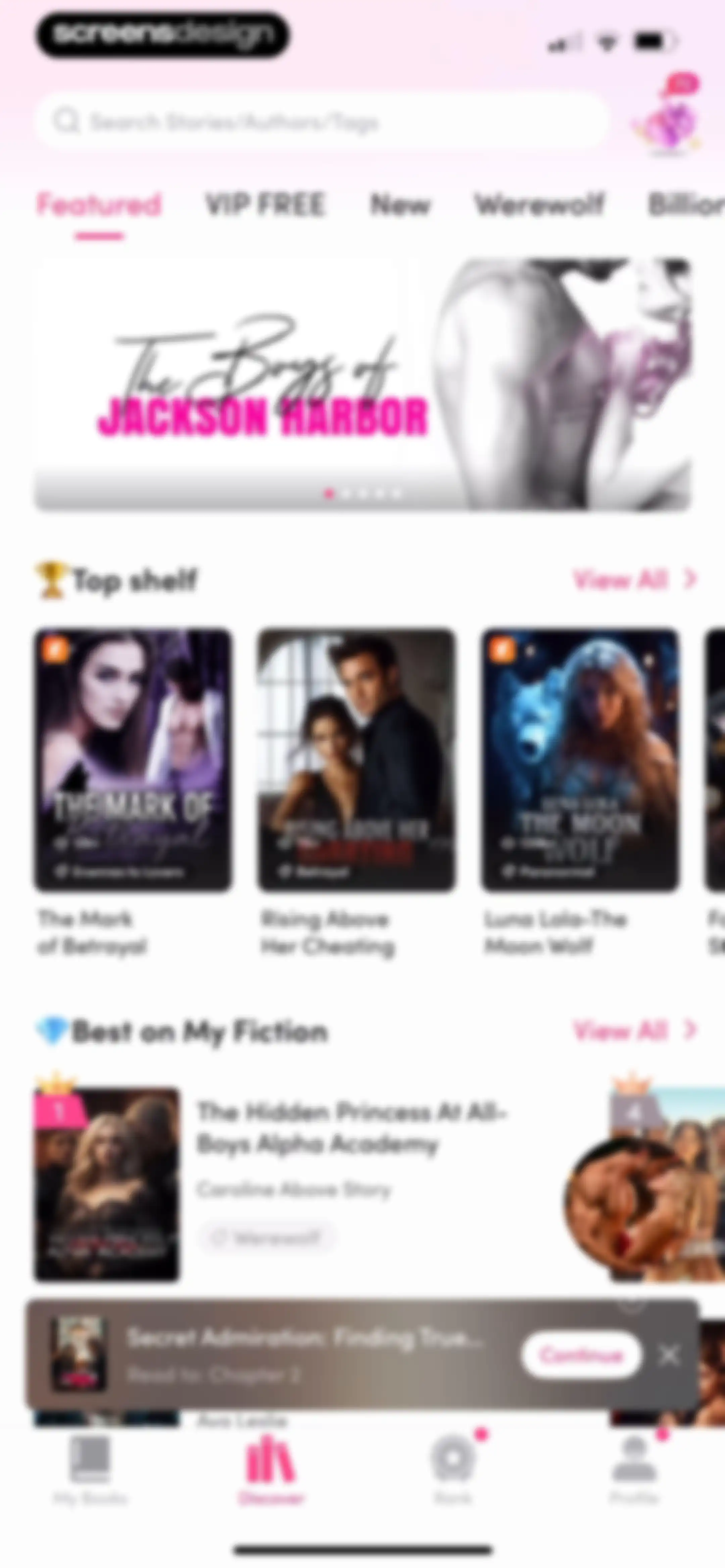 My Fiction: Stories & Novels screen 12